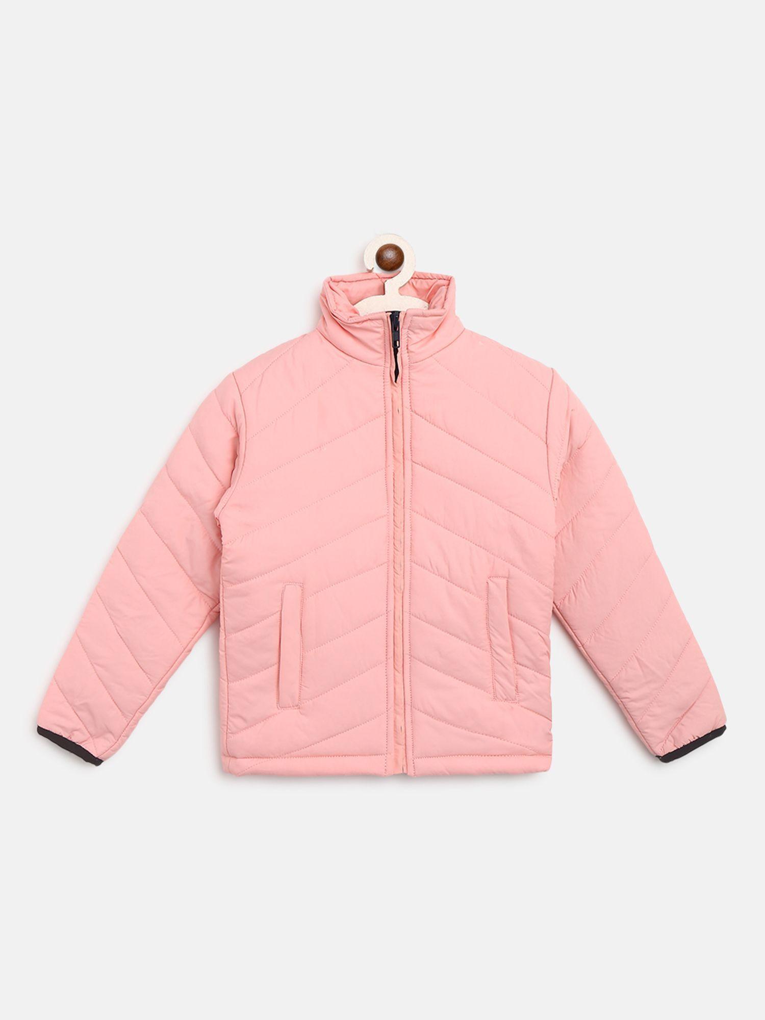 girls-solid-stylish-casual-bomber-jackets-peach