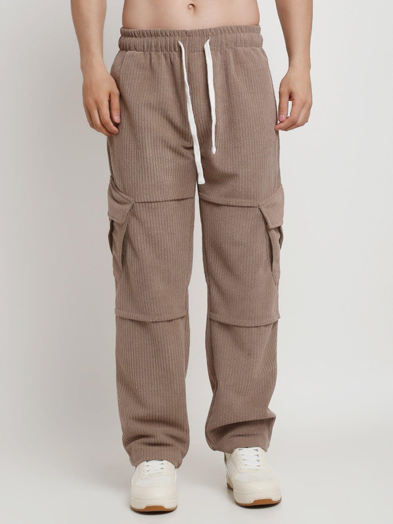 grey-straight-fit-utility-corduroy-cargo-pants