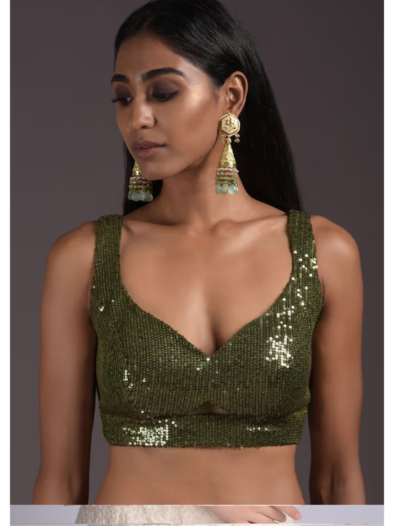 olive-green-sleeveless-blouse-in-sequins-with-cut-outs-in-the-front-&-back