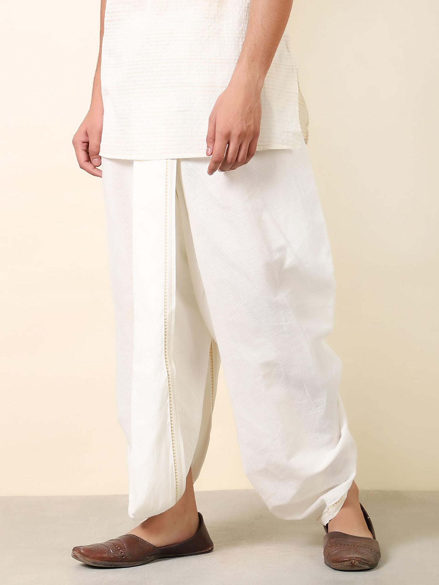 cotton-zari-stitched-border-dhoti