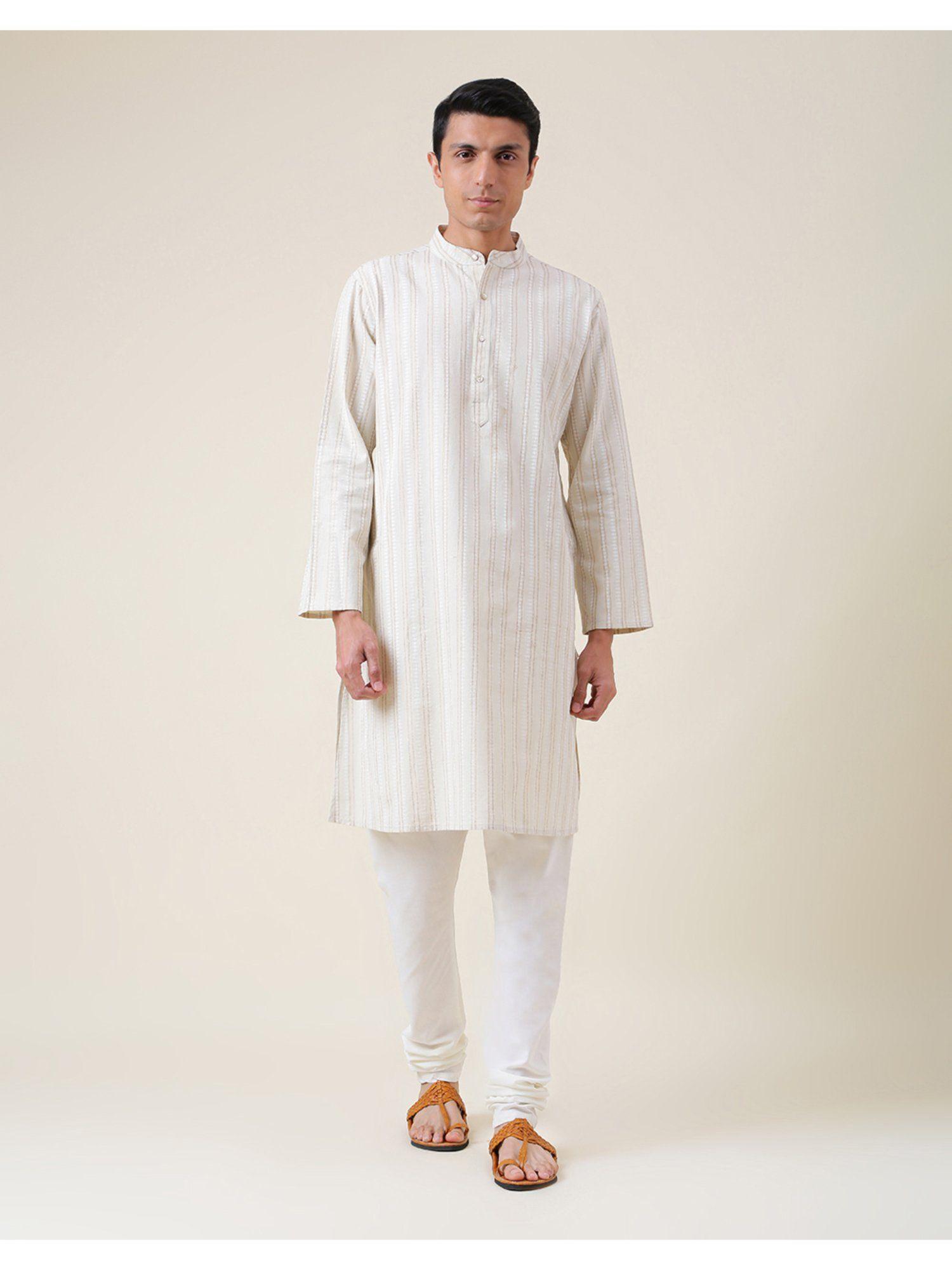 off-white-cotton-linen-printed-long-kurta