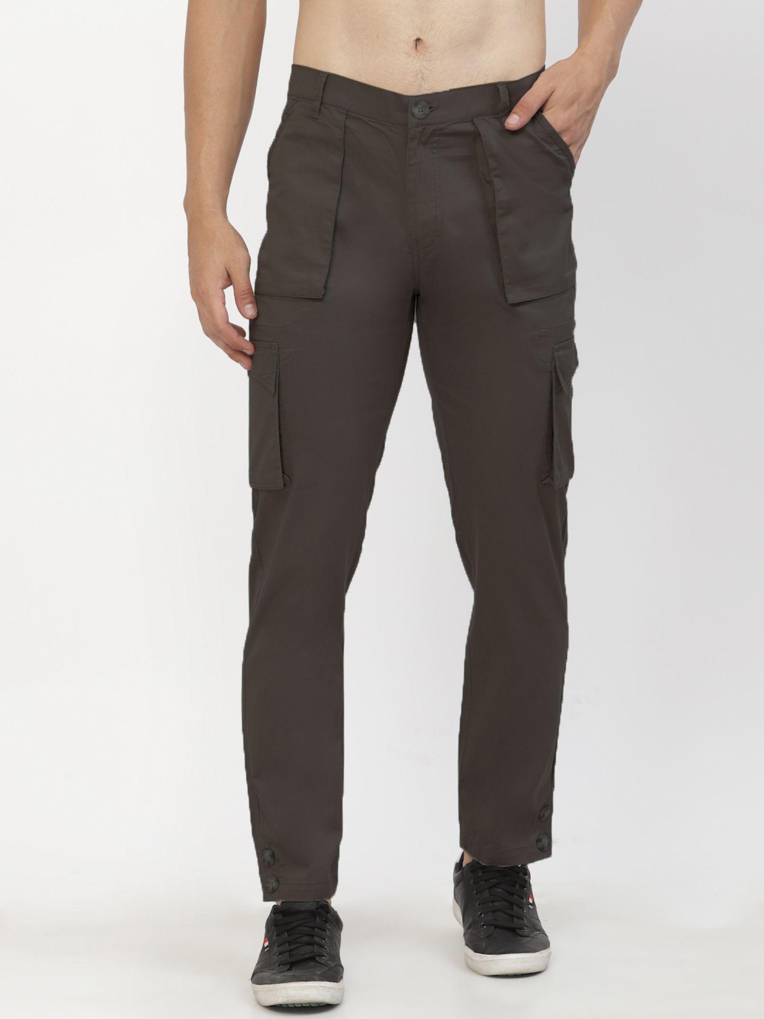 regular-fit-men-cargo-pants---brown