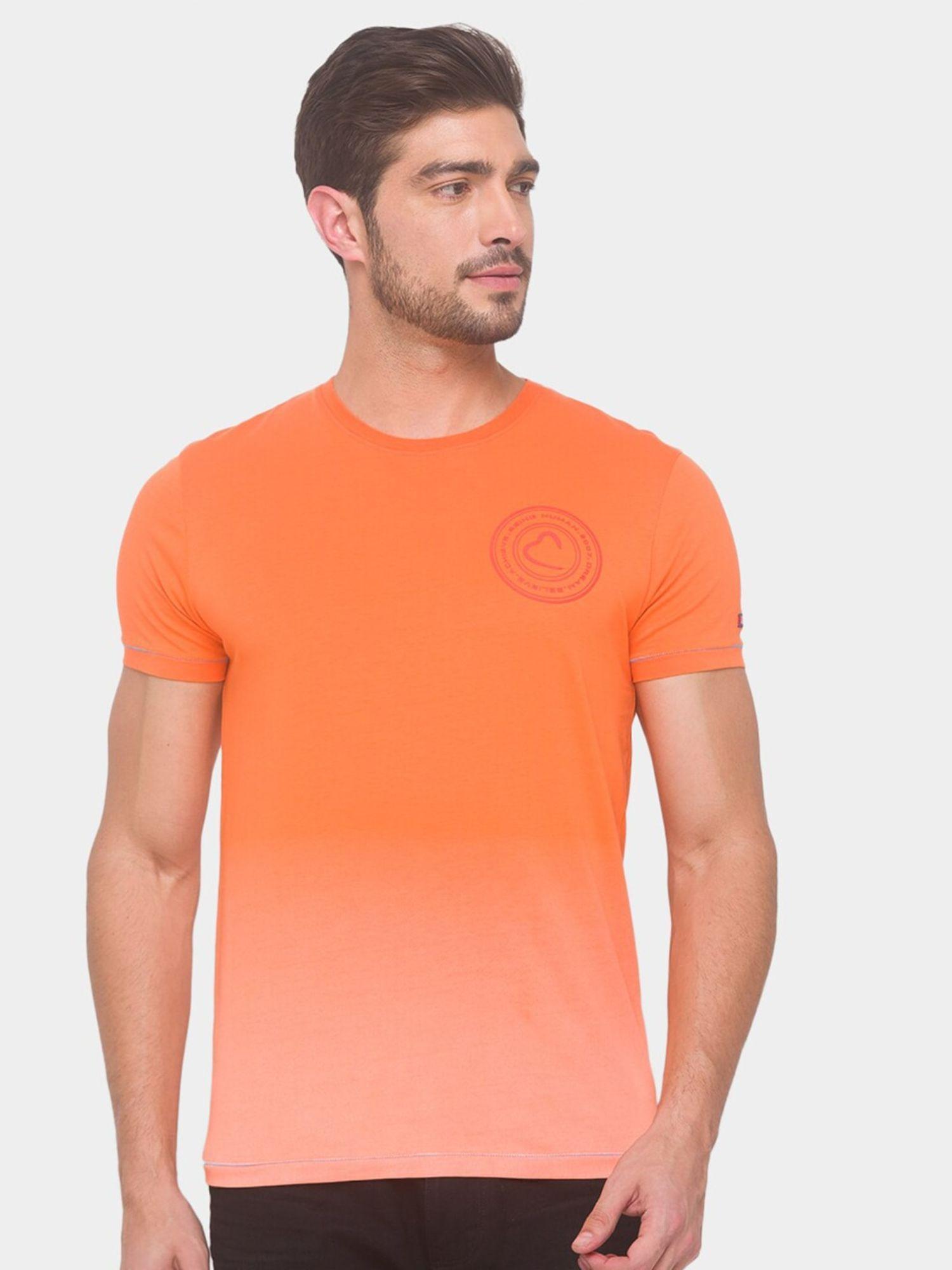 men-ombre-orange-t-shirt