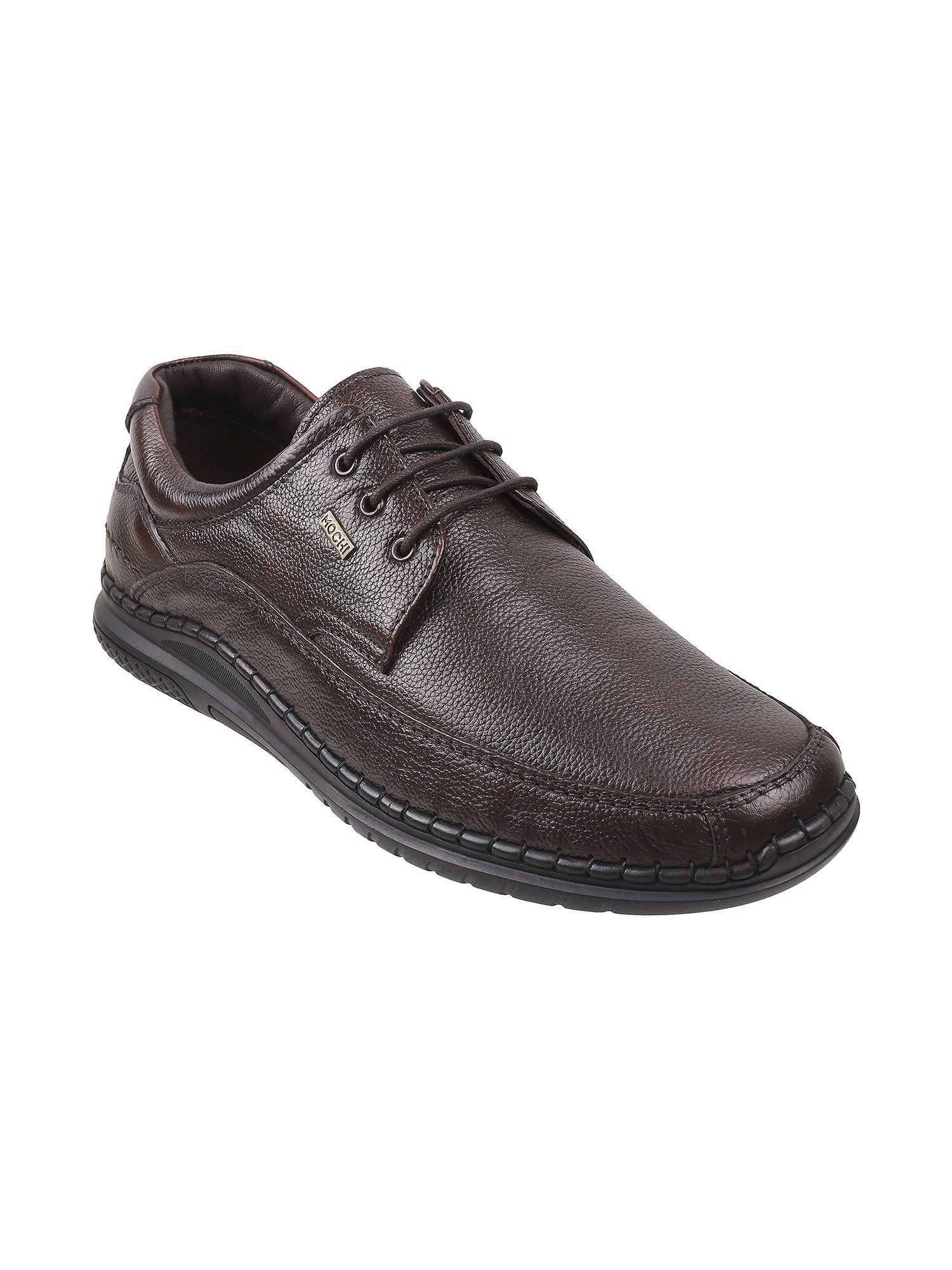 mens-brown-leather-solid-plain-casual-shoes