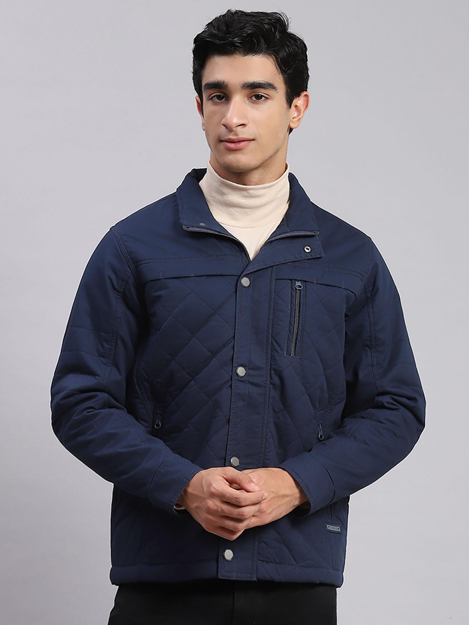 denim-solid-spread-collar-jacket