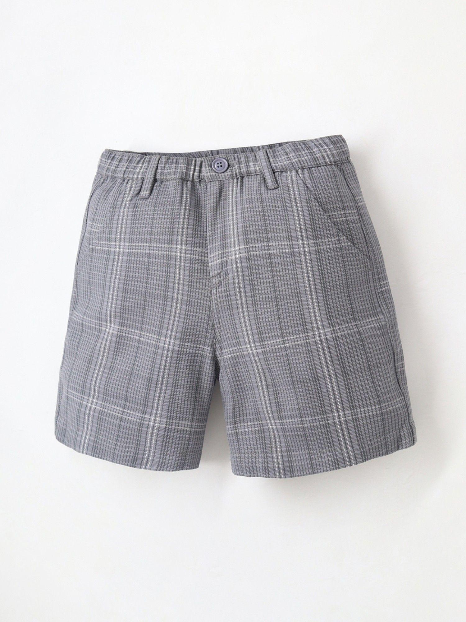 trendy-kids-grey-check-shorts