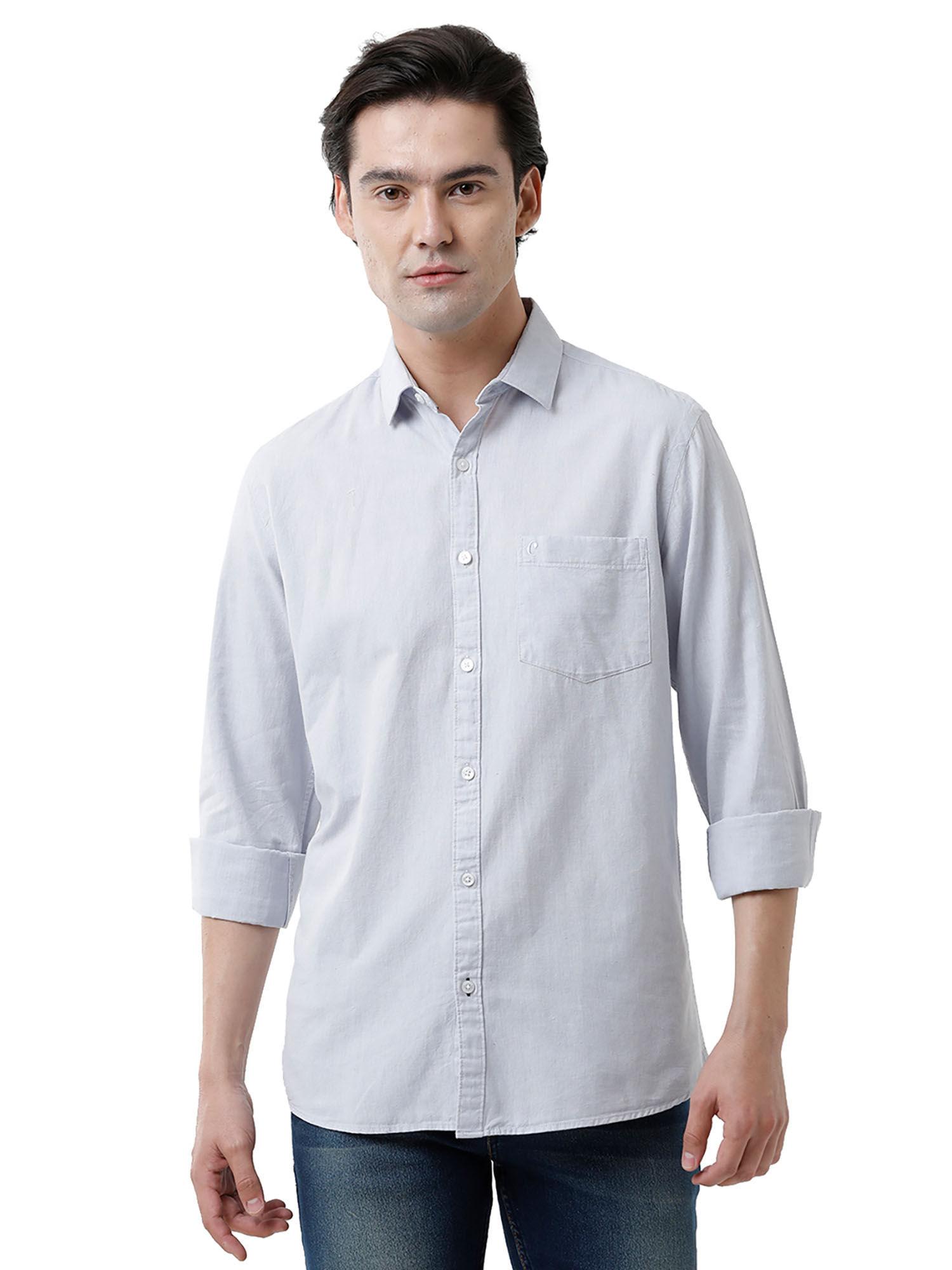 men's-cotton-linen-grey-chambray-slim-fit-full-sleeve-casual-shirt