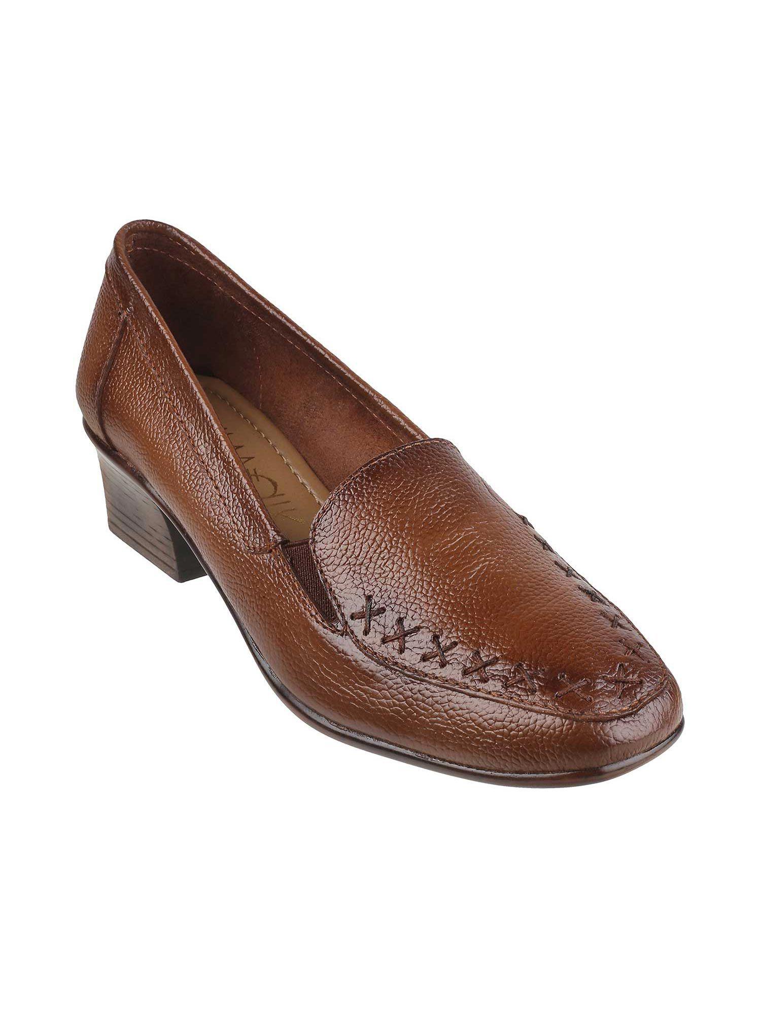 brown-pure-leather-braided-loafers