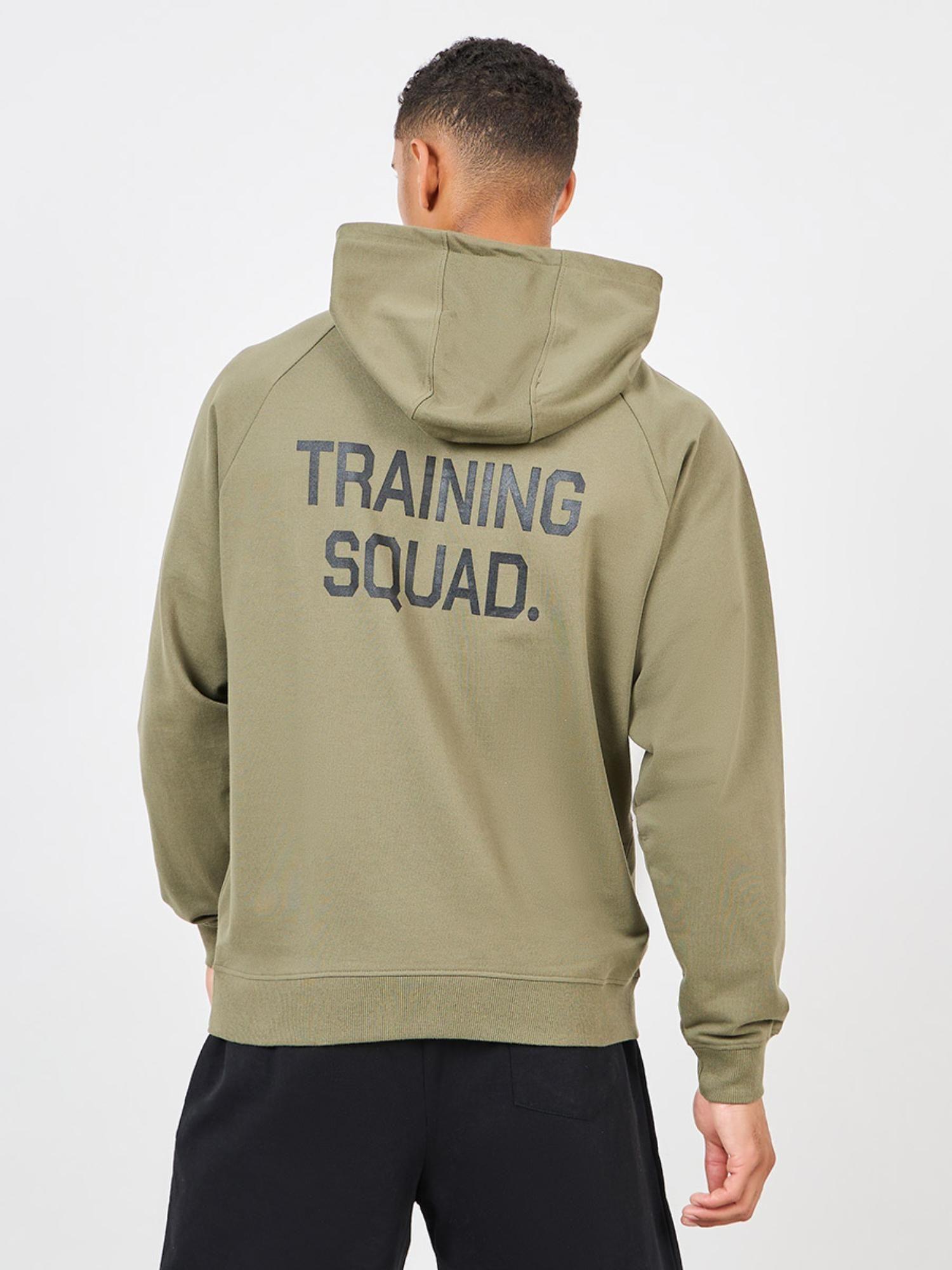 men's-olive-cotton-oversized-front-and-back-print-athleisure-terry-hoodie