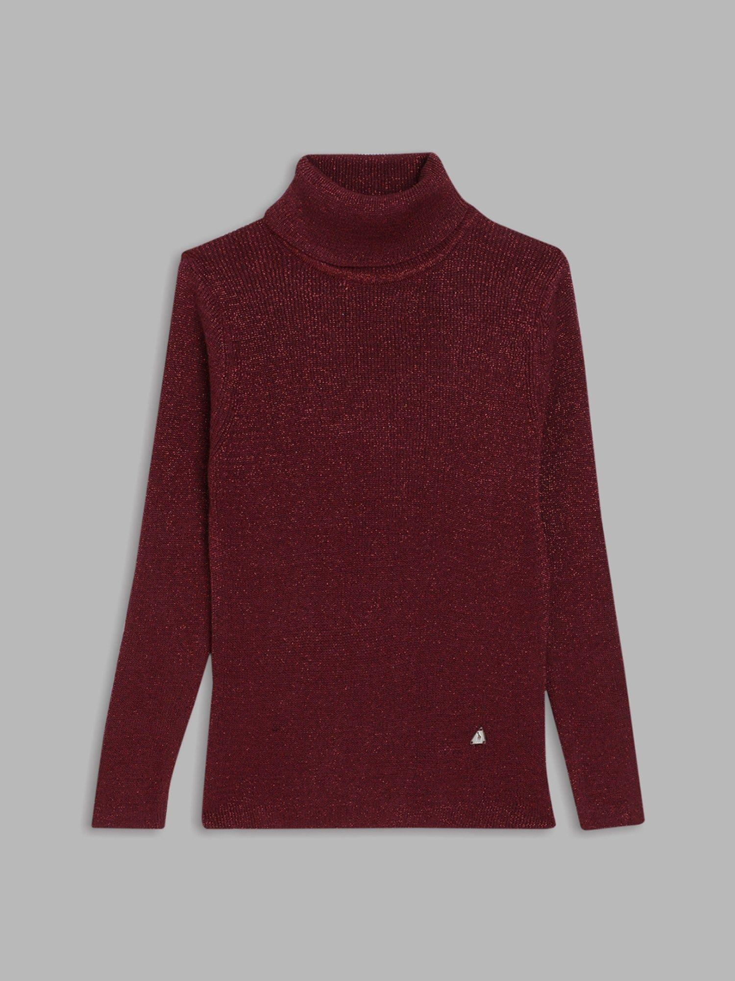 girls-maroon-solid-turtle-neck-full-sleeves-sweater