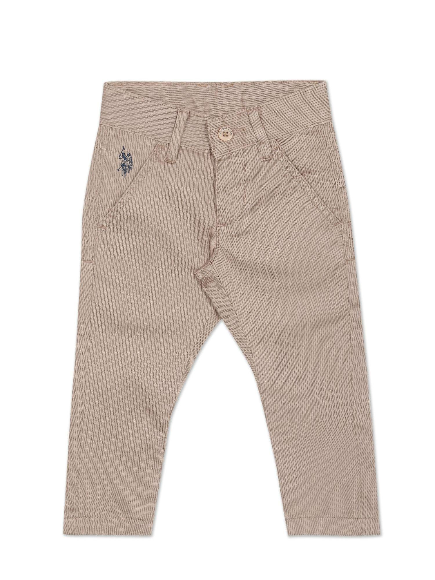 boys-beige-mid-rise-striped-casual-trousers