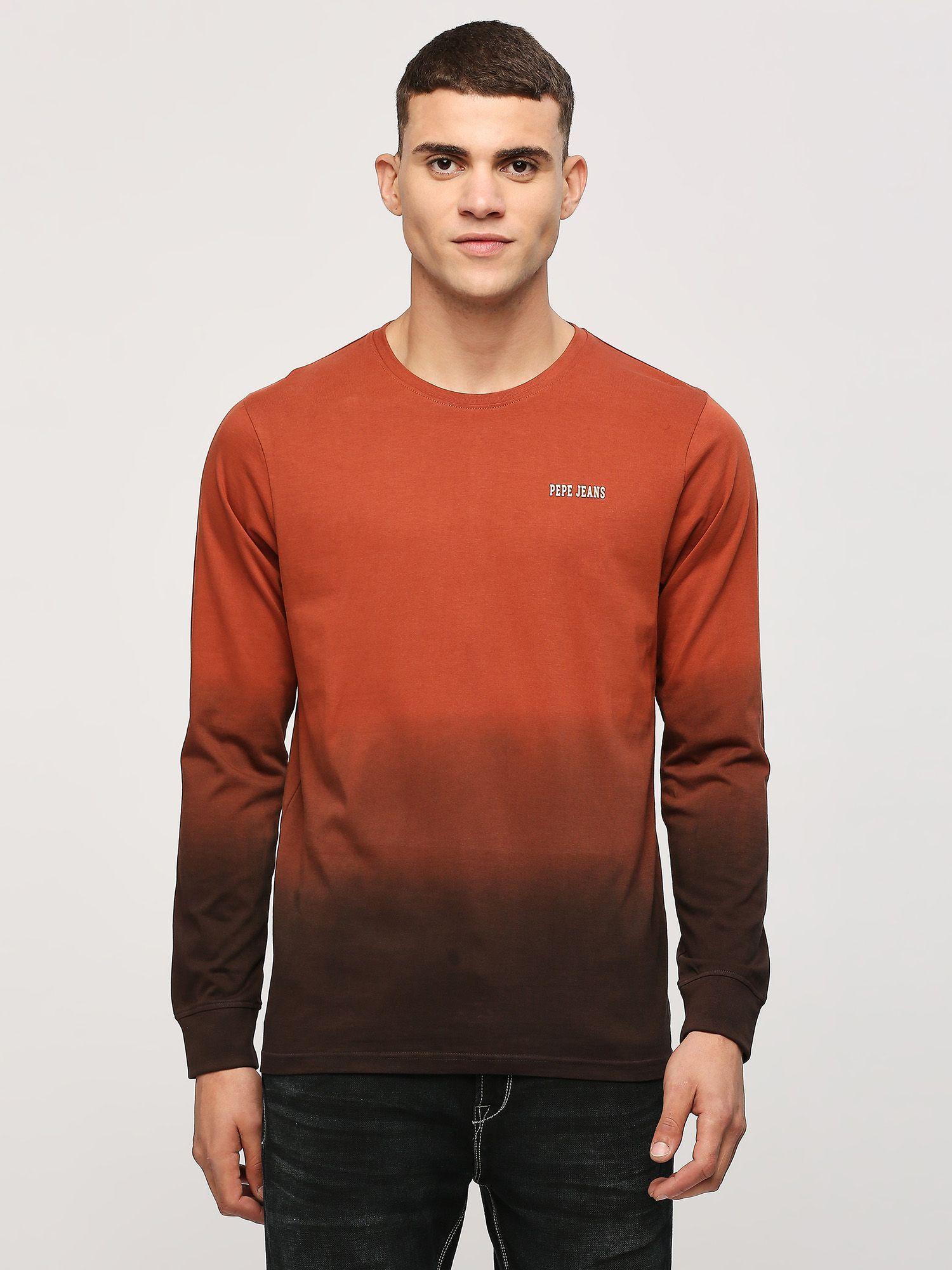 red-ombre-printed-long-sleeve-t-shirt