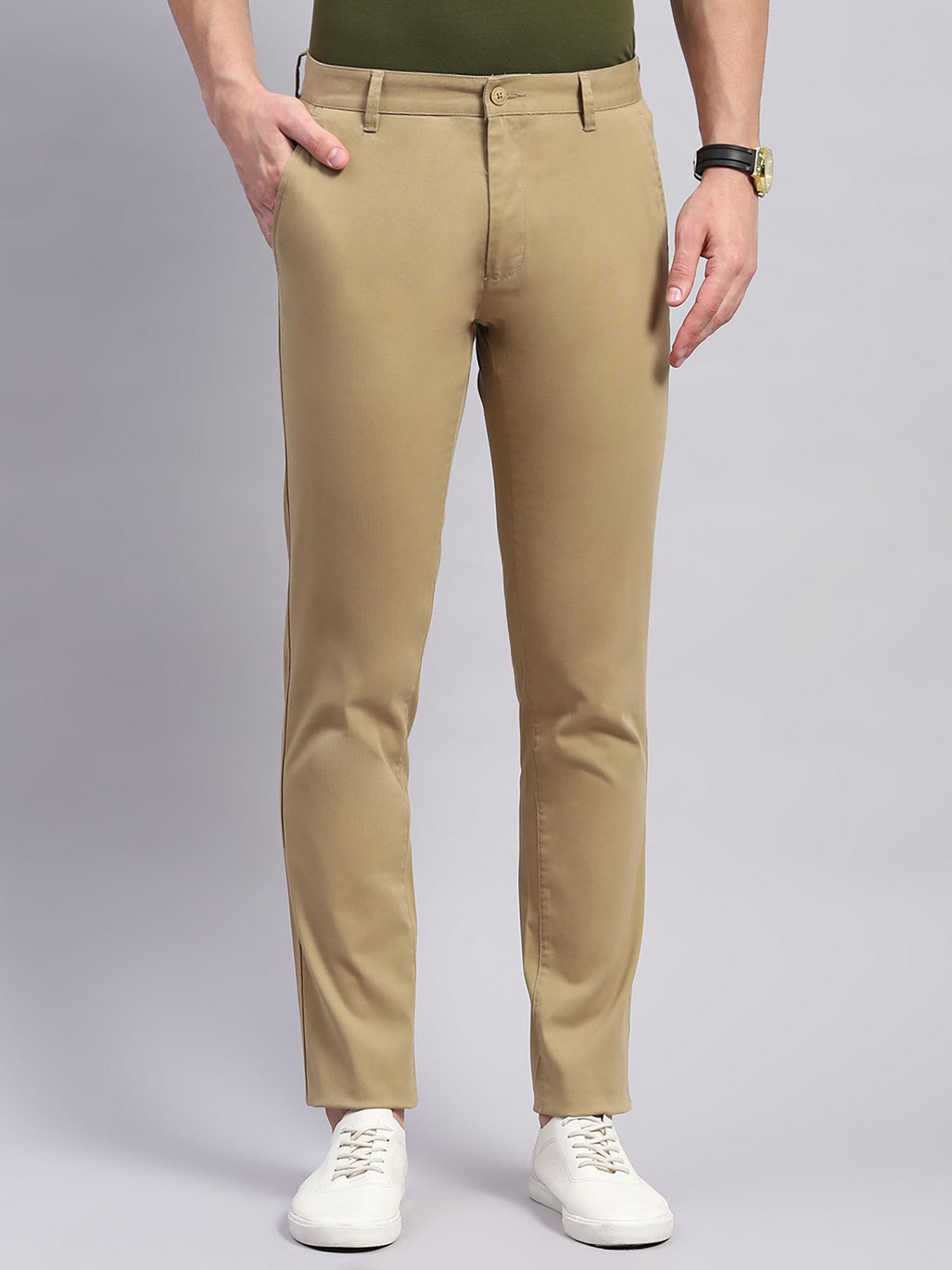 mens-khaki-solid-regular-fit-trouser
