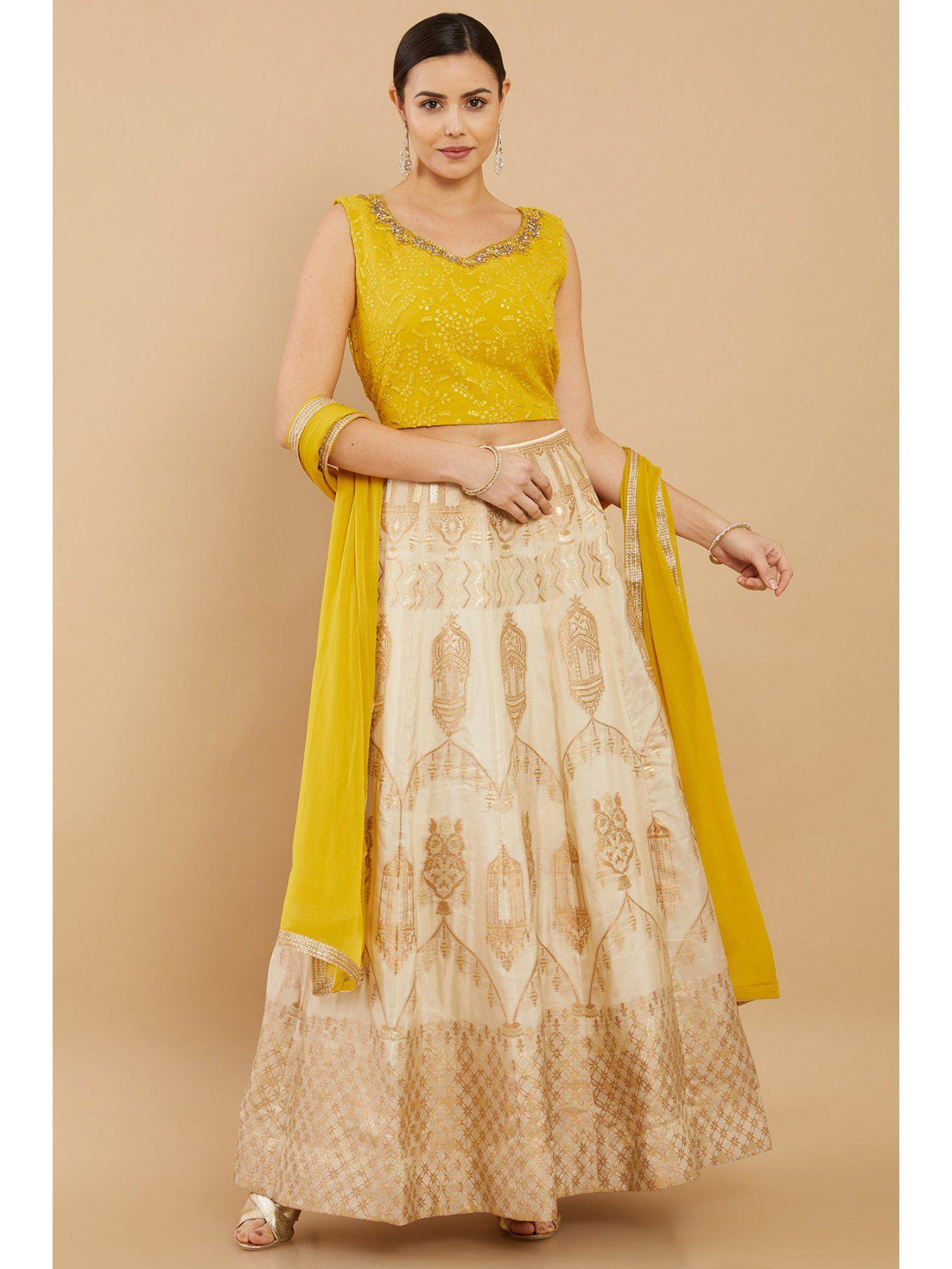 women-yellow-georgette-embroidered-lehenga-choli-(set-of-3)