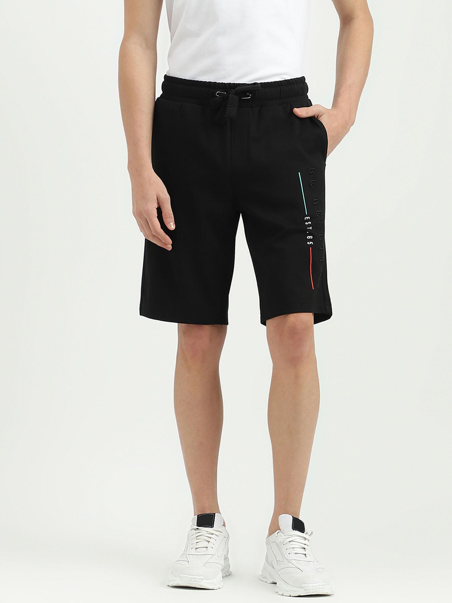 embroidered-regular-fit-mid-waist-shorts