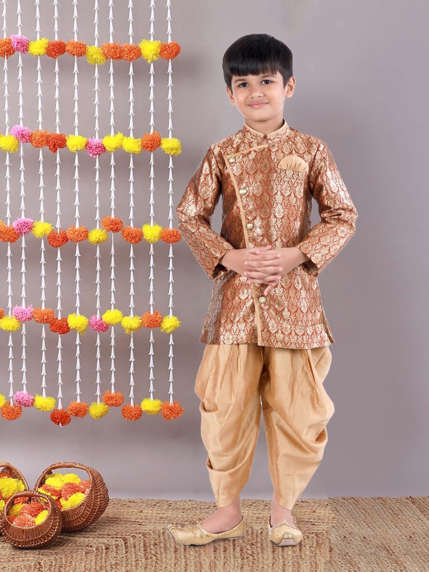 boys-ethnic-festive-&-party-sherwani-dhoti-pant-maroon-(set-of-2)