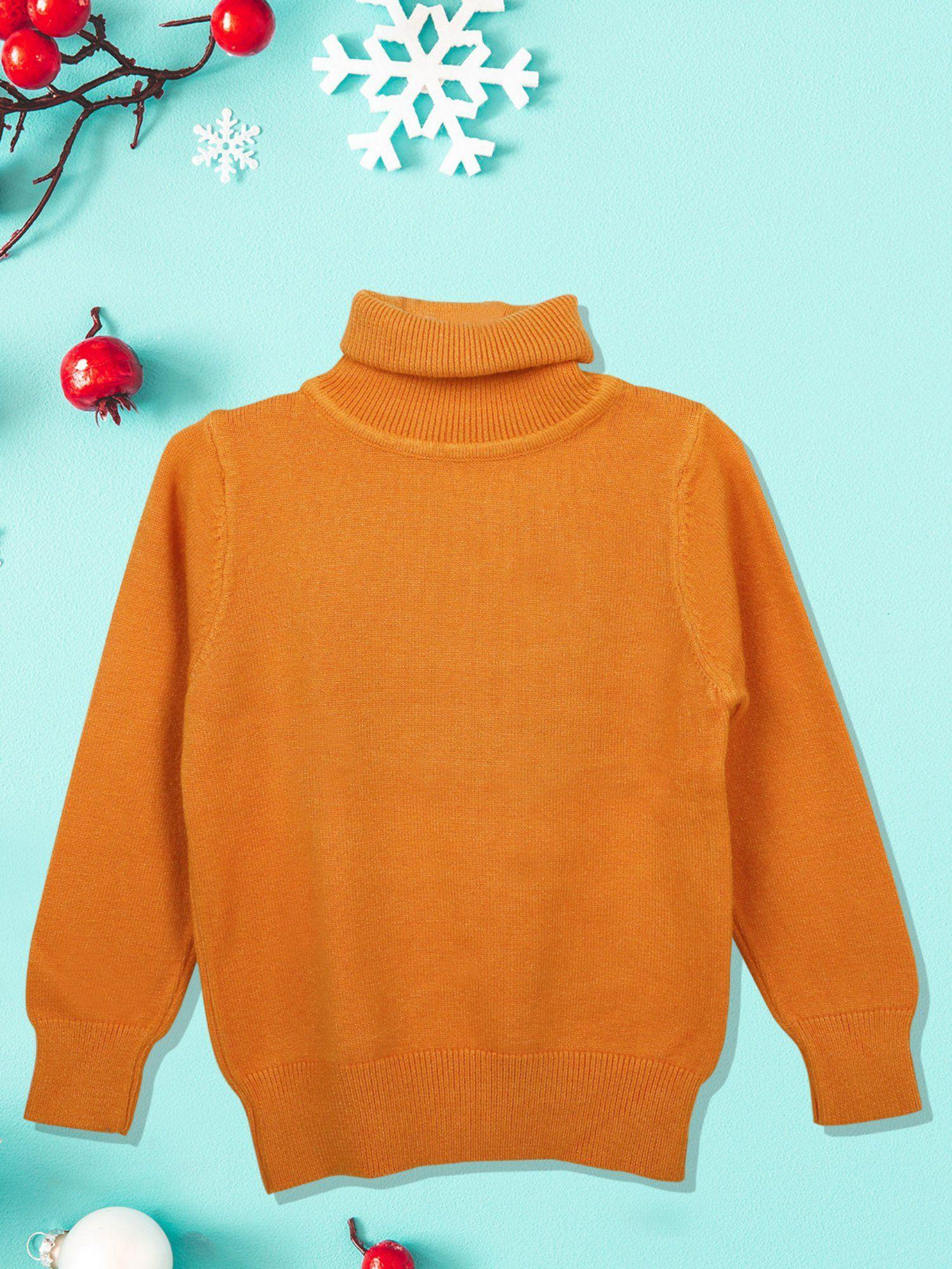 basic-ribbed-premium-full-sleeves-knitted-kids-sweater-orange