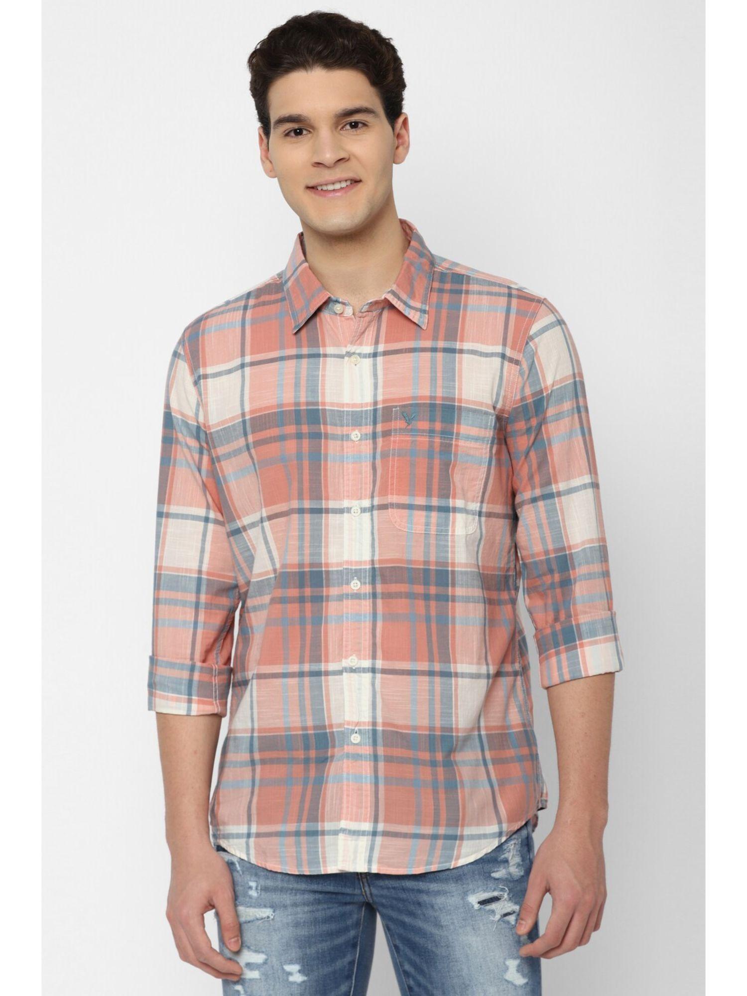 men-pink-slim-fit-everyday-button-up-shirt