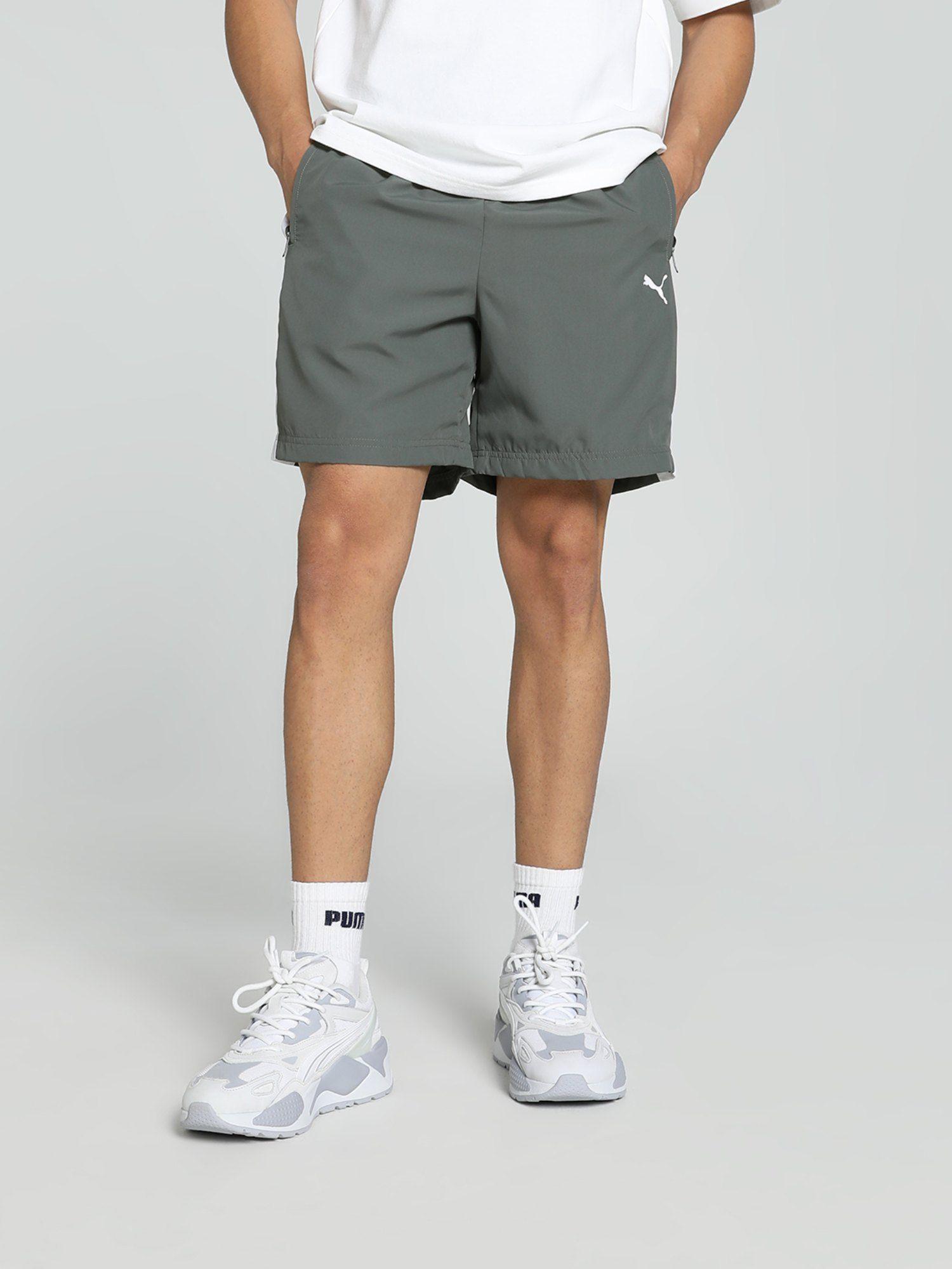 zippered-woven-men-grey-shorts