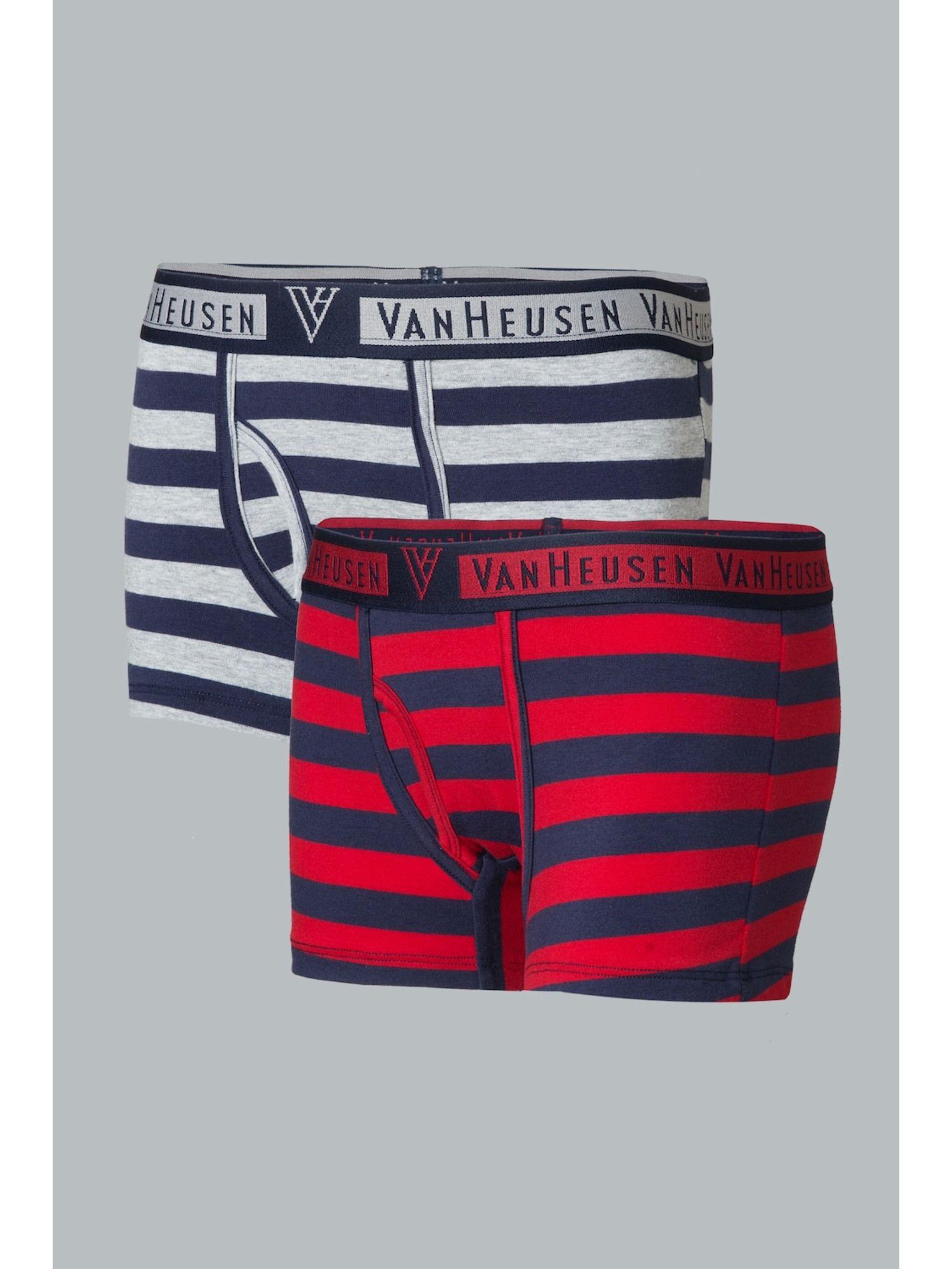 van-heusen-boys-pack-of-2-colour-fresh-&-striped-trunks---kds01-,-kds02