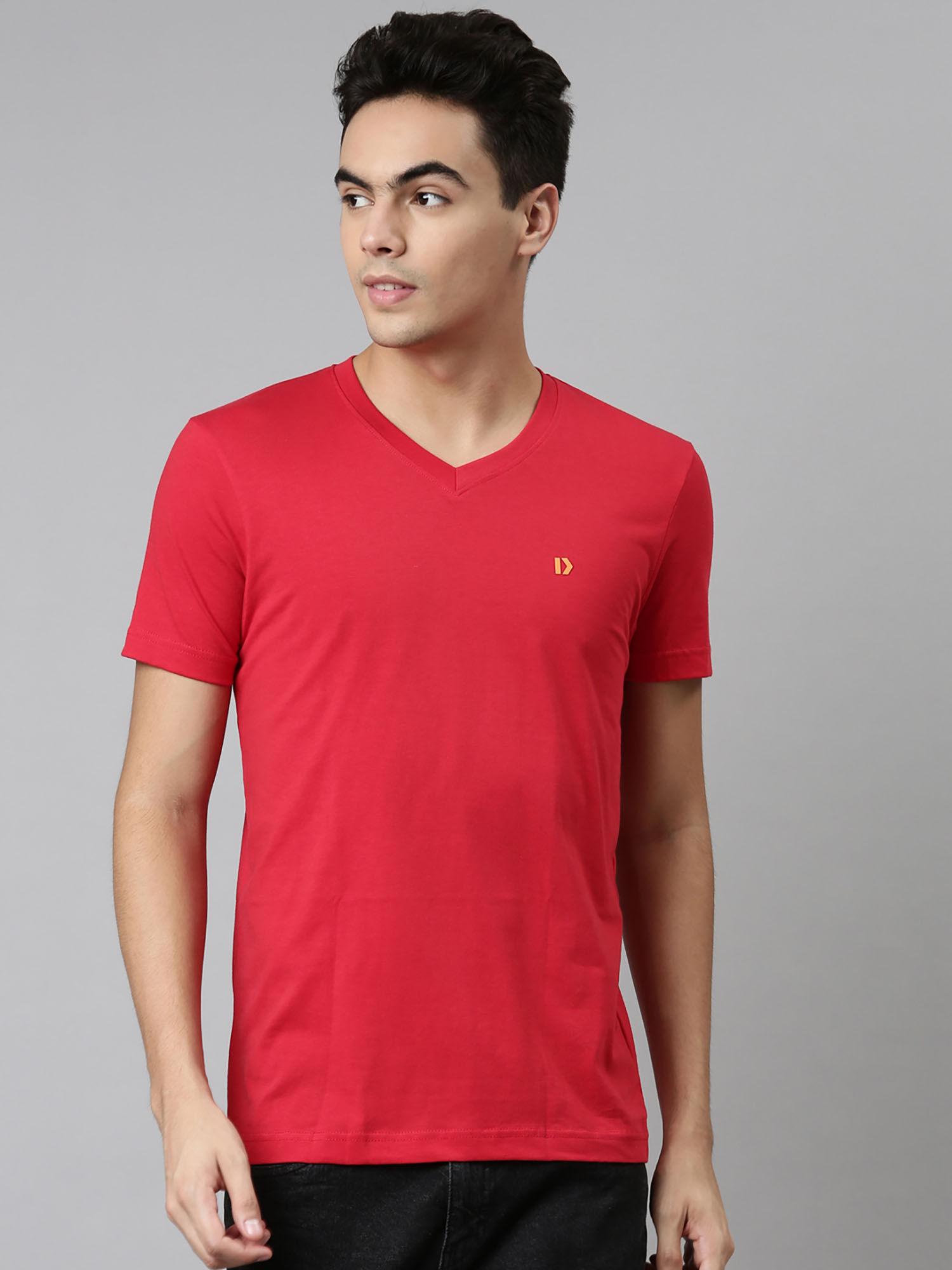 maximus-mens-anti-microbial-finish-v-neck-short-sleeve-solid-t-shirt-red