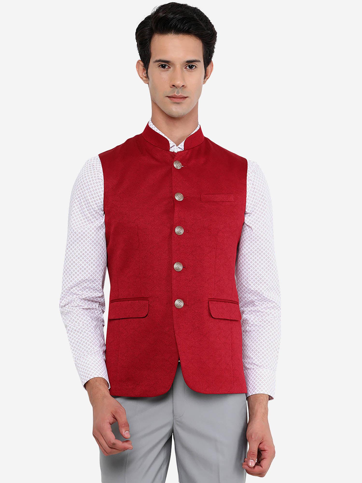 mens-red-terry-wool-solid-regular-fit-waist-coat-(bandhgala-jacket)