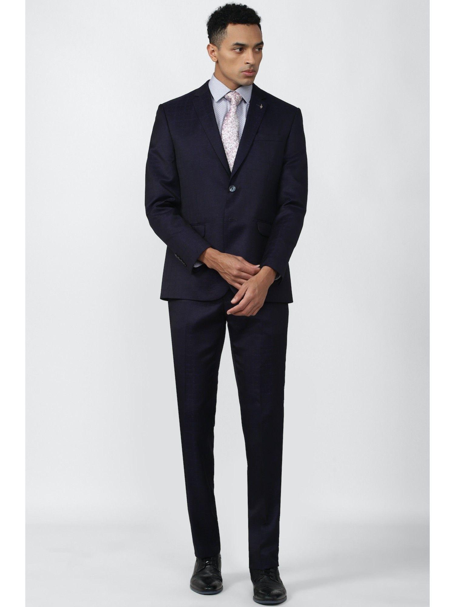 men-navy-check-slim-fit-formal-suit-(set-of-2)