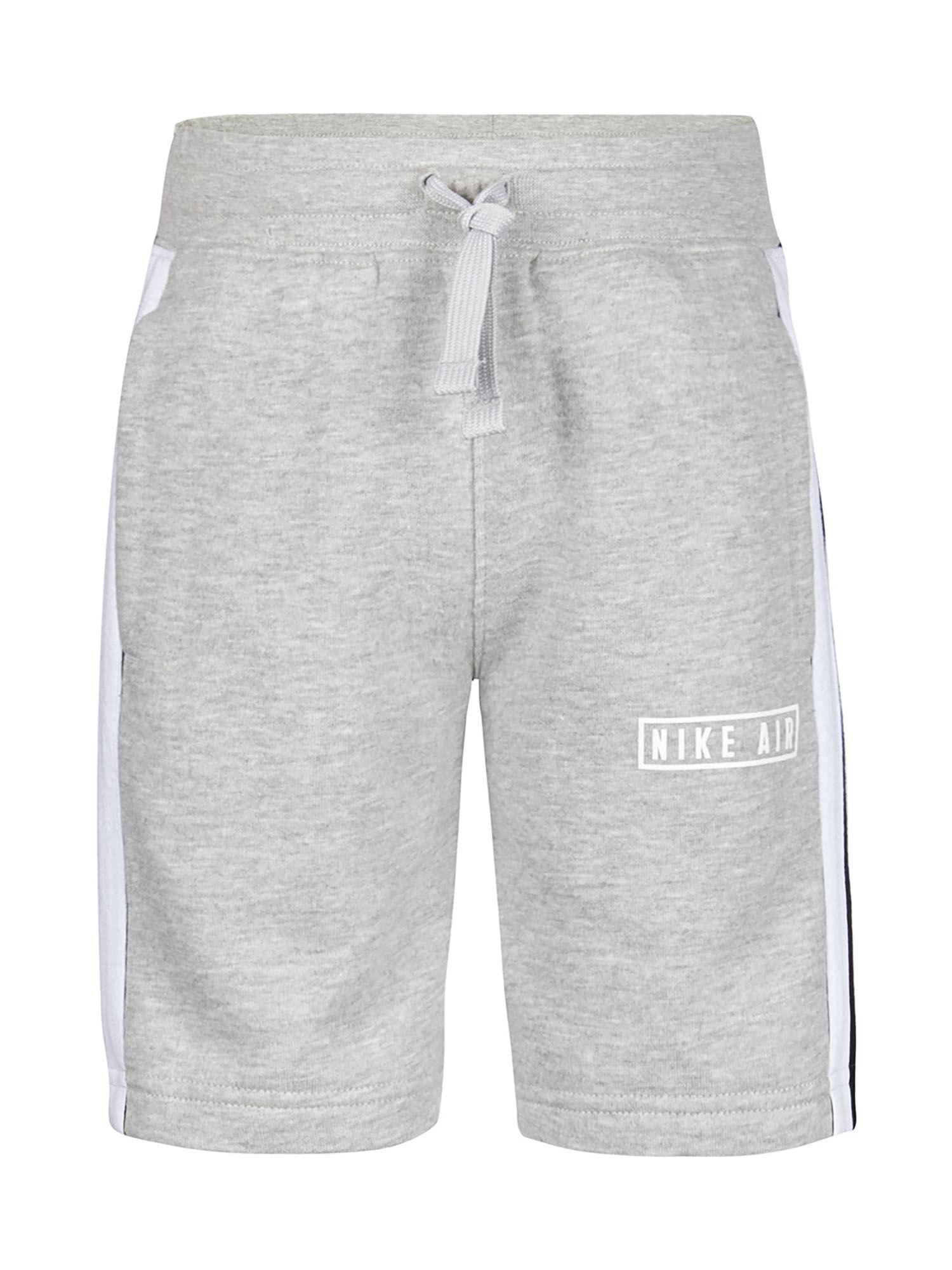 air-fleece-logo-shorts---grey