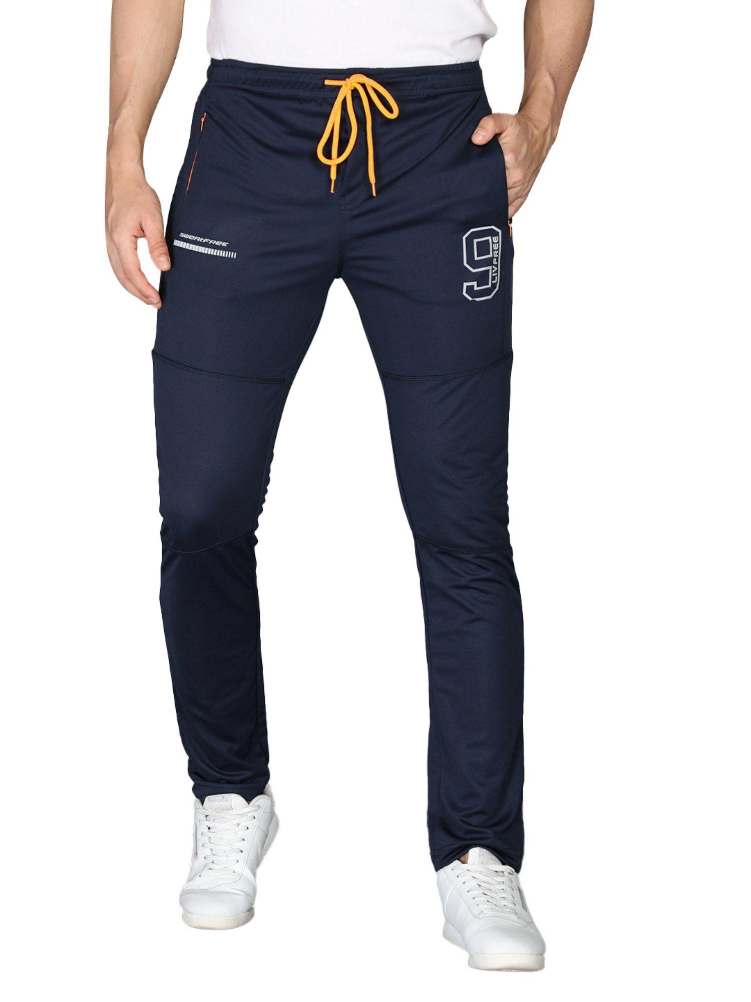 men-navy-blue-regular-fit-zipped-pocket-track-pants