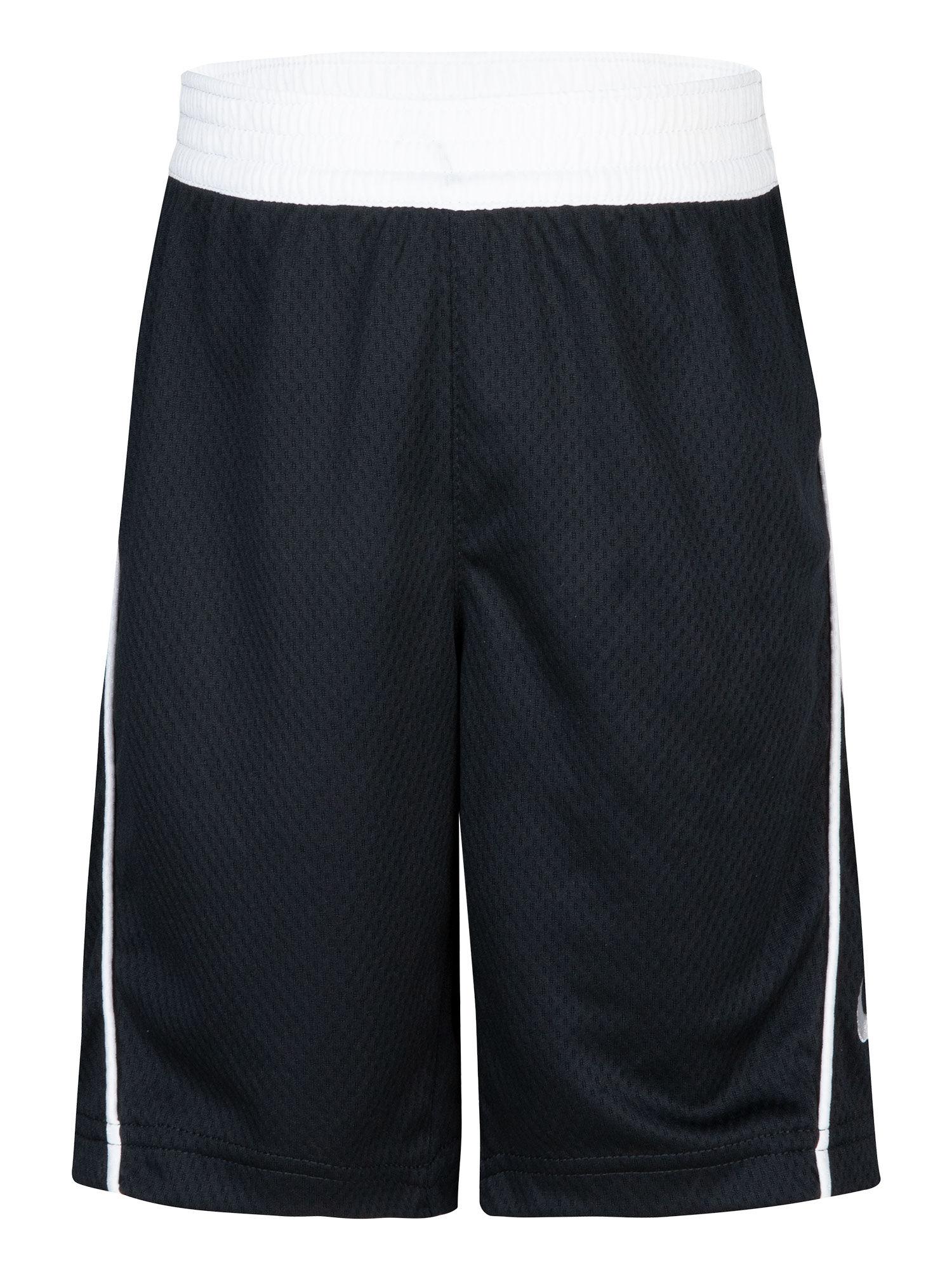 boys-black-solid-shorts