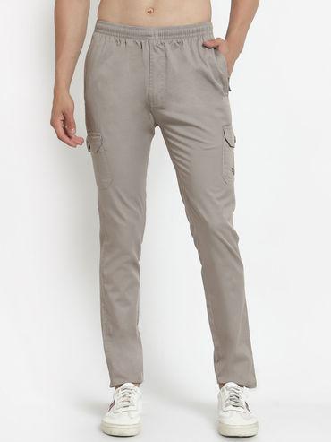 grey-cotton-solid-cargo-pant