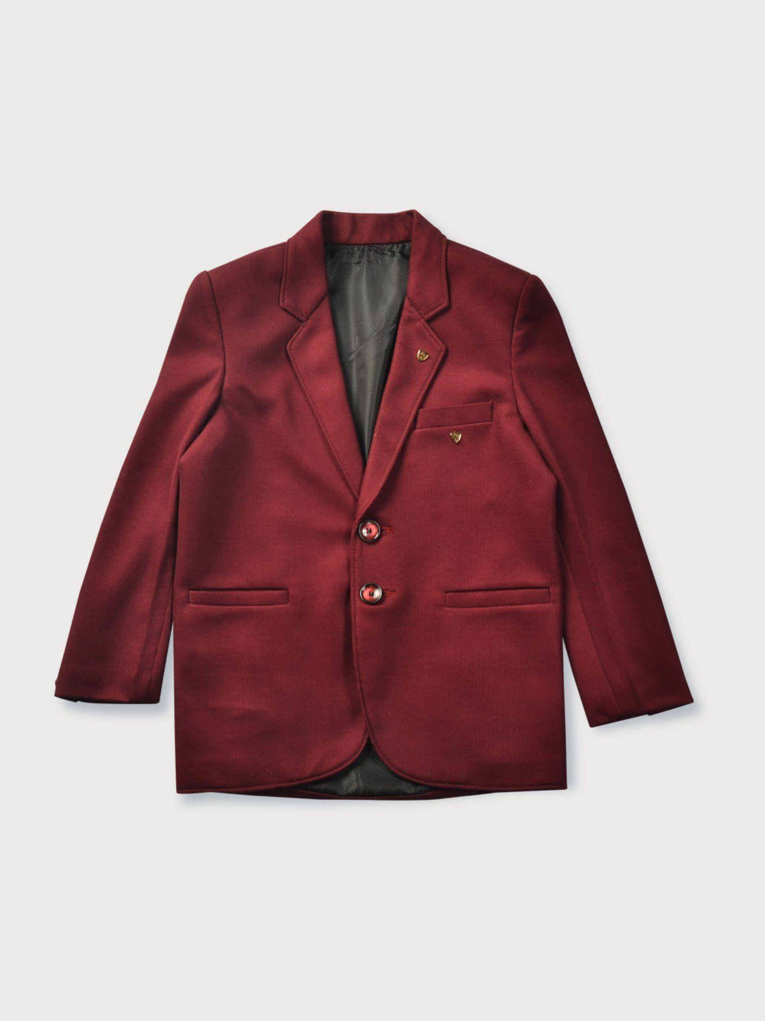 boys-red-cotton-solid-blazer