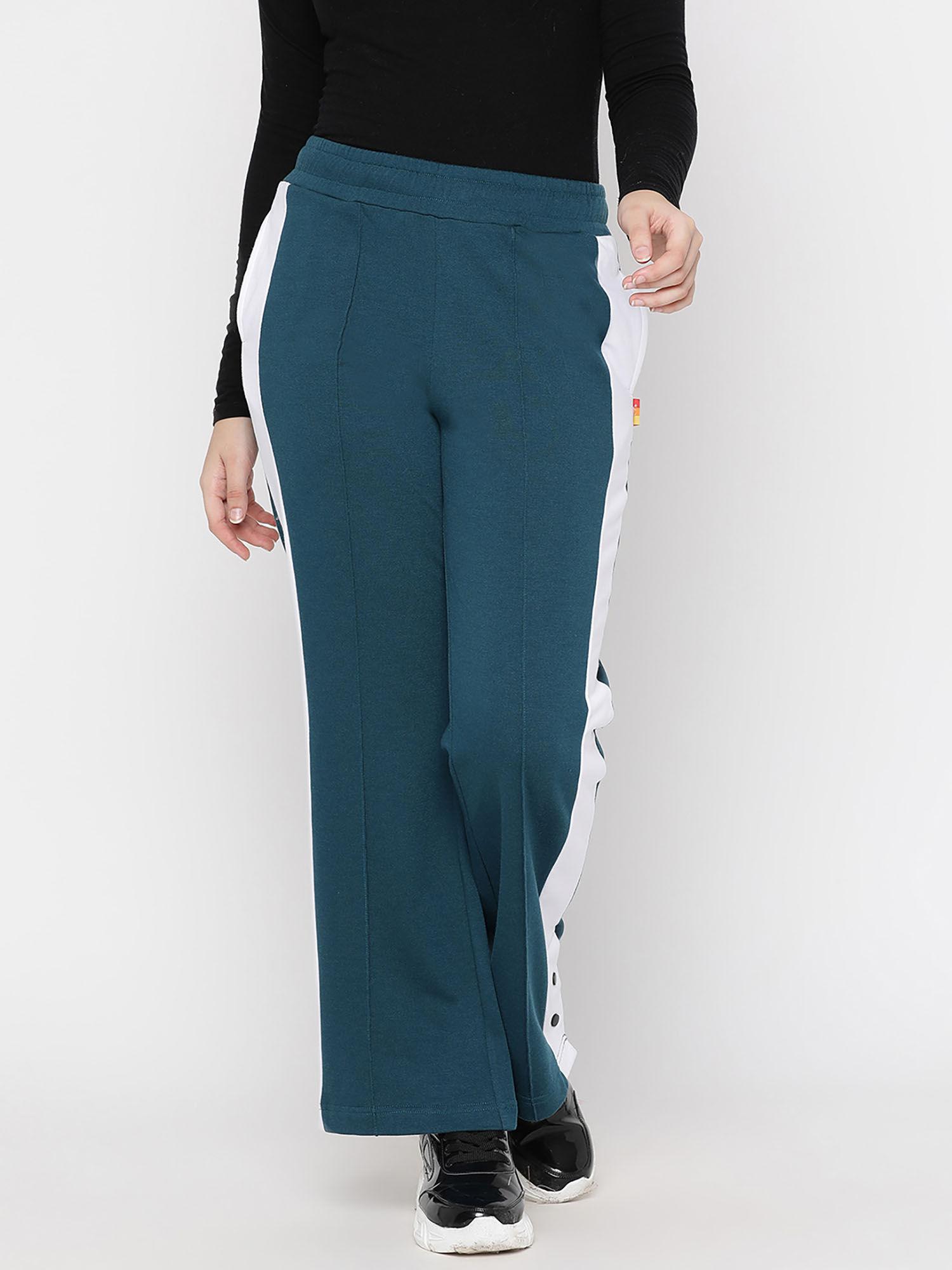 girls-teal-light-weight-cotton-looper-trackpant