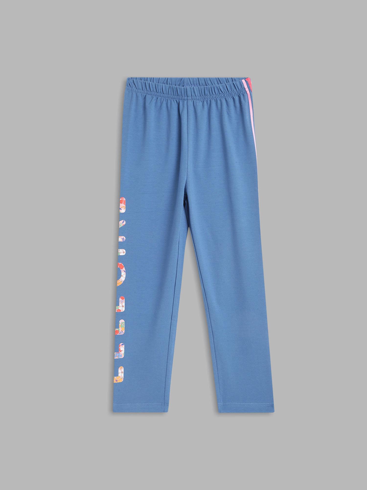 girls-blue-printed-leggings