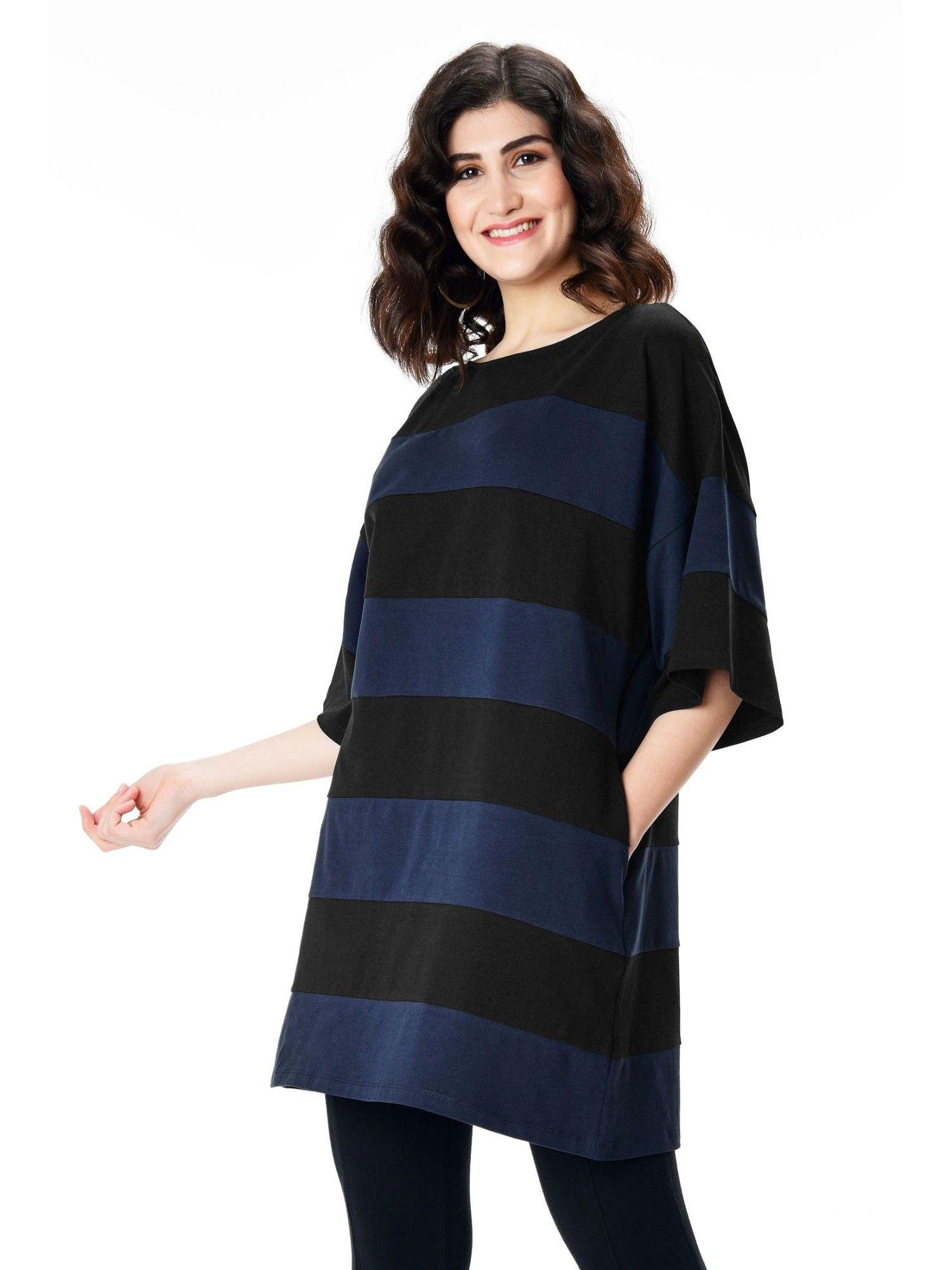 banded-stripe-cotton-jersey-tunic