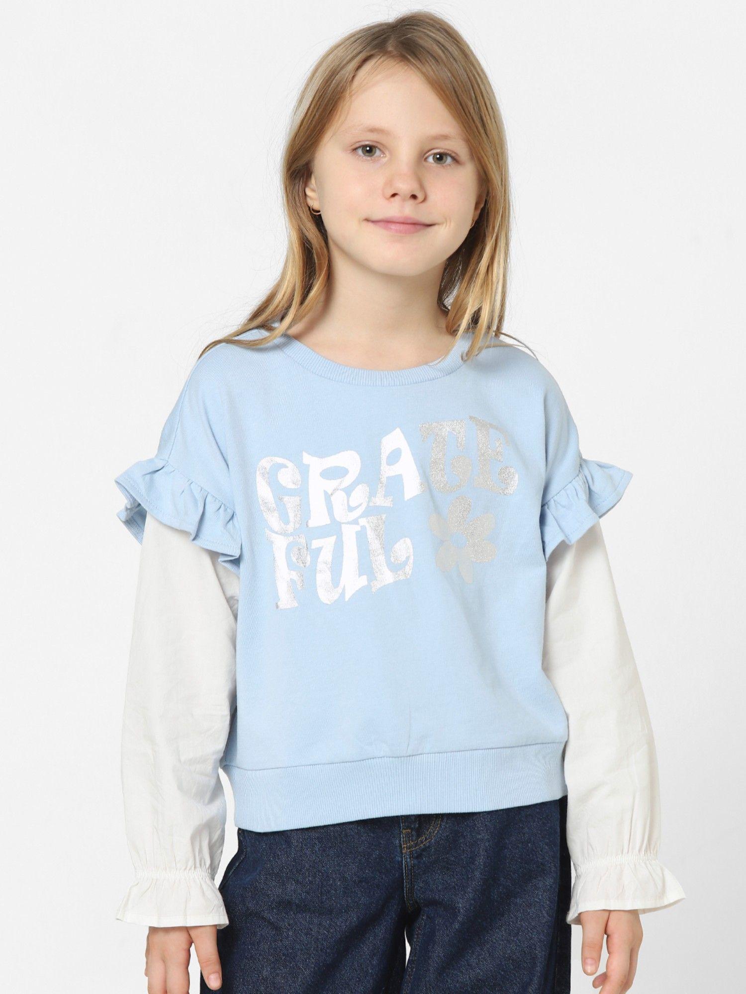 girls-printed-blue-sweatshirt