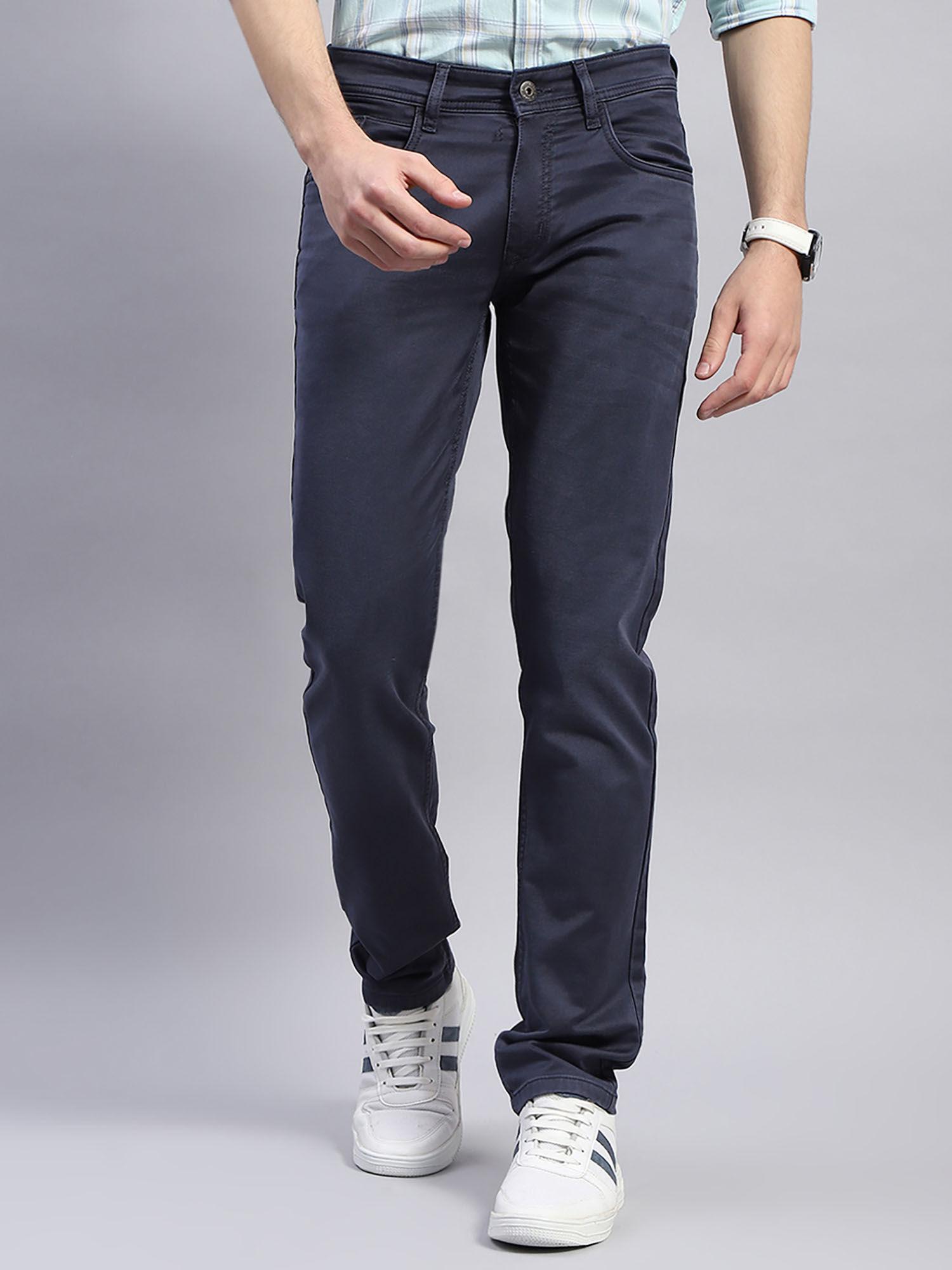 mens-solid-dark-grey-straight-fit-casual-jeans