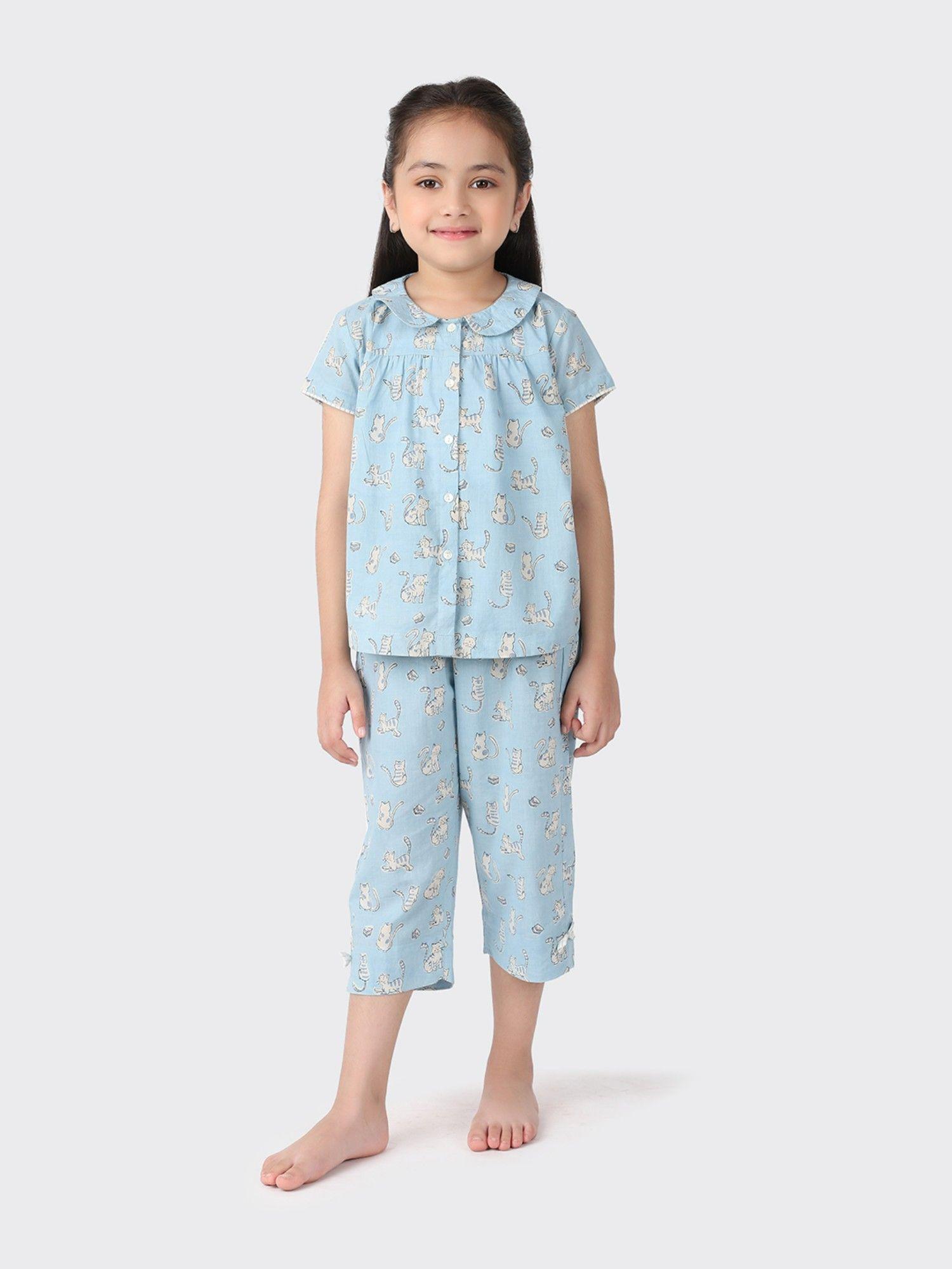blue-cotton-printed-girls-pyjamas-(set-of-2)