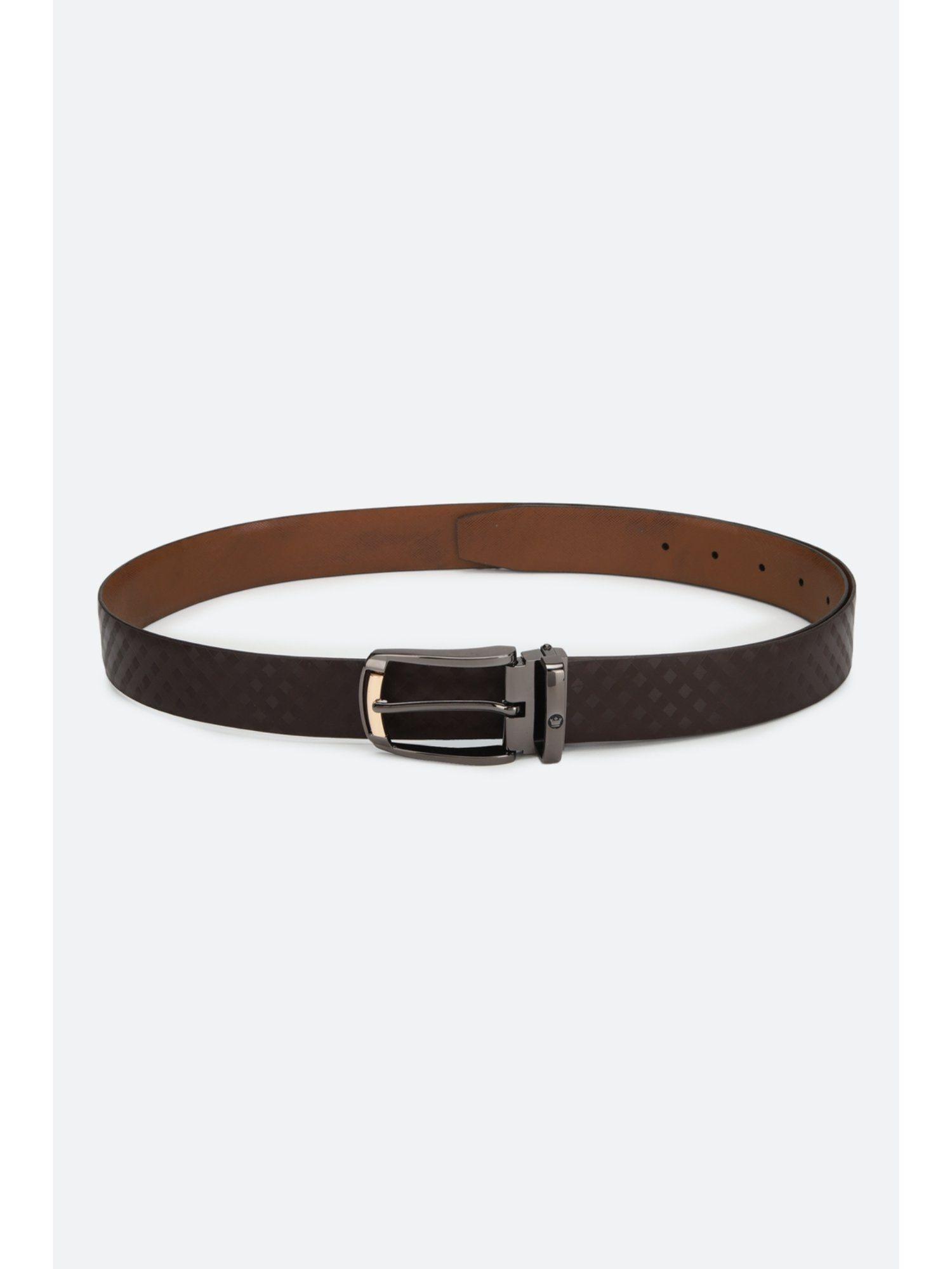 men-black-&-brown-textured-genuine-leather-casual-belt