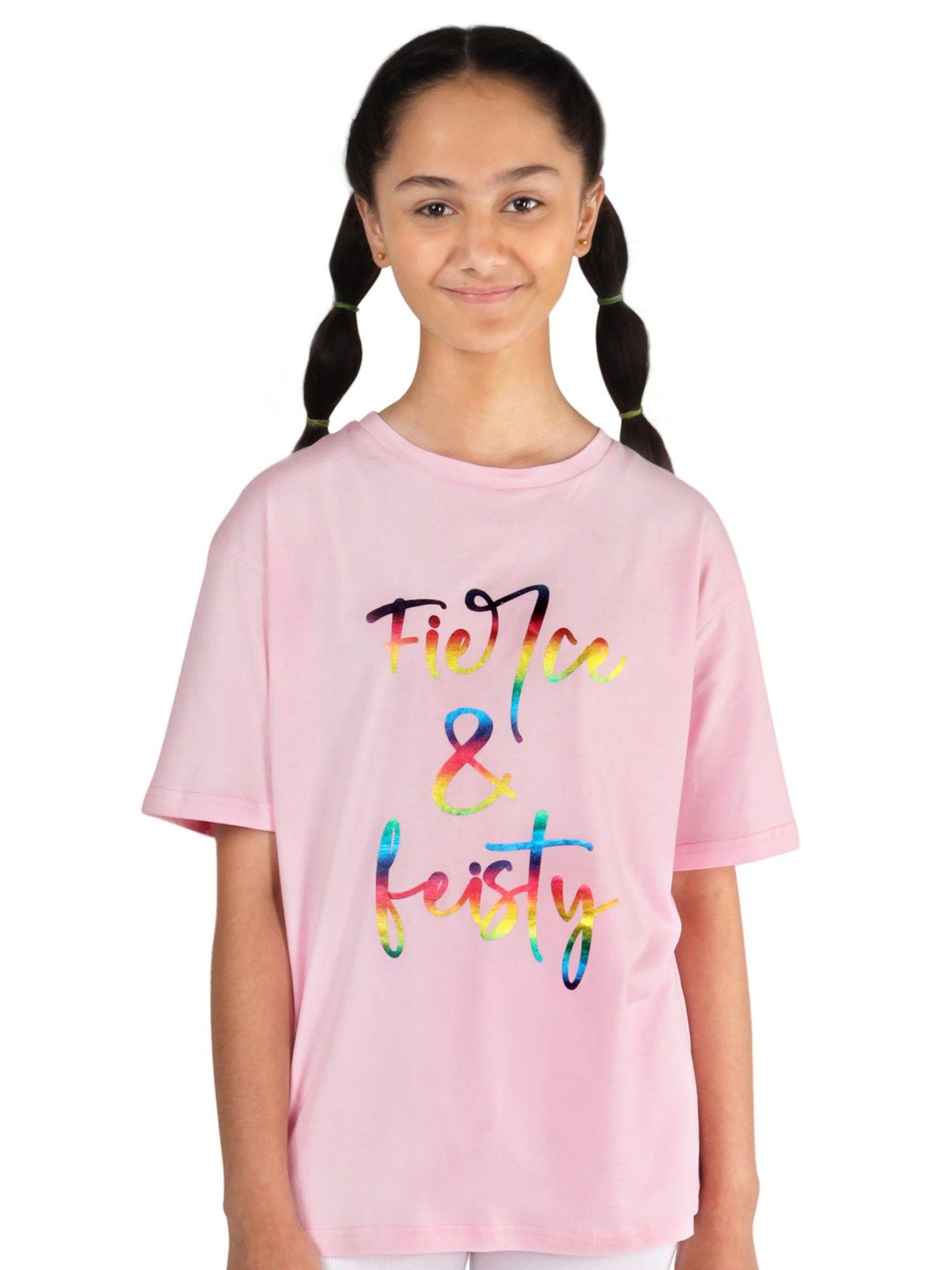 girls-pink-t-shirt-typography