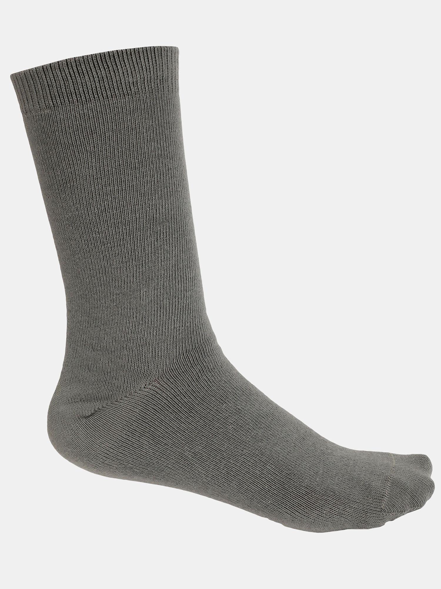 7800-unisex-cotton-nylon-stretch-calf-length-socks---gunmetal-grey