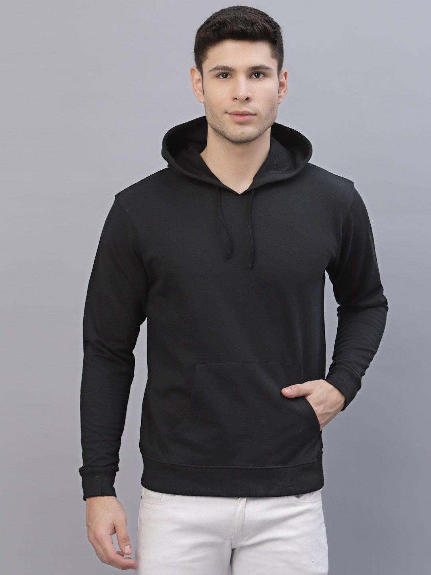 men-black-hooded-sweatshirt
