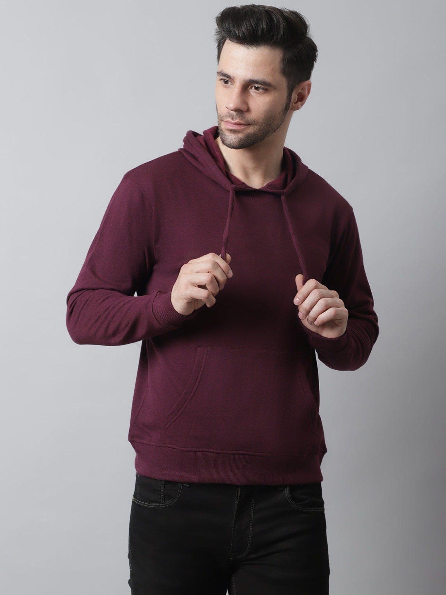 men-maroon-hooded-sweatshirt