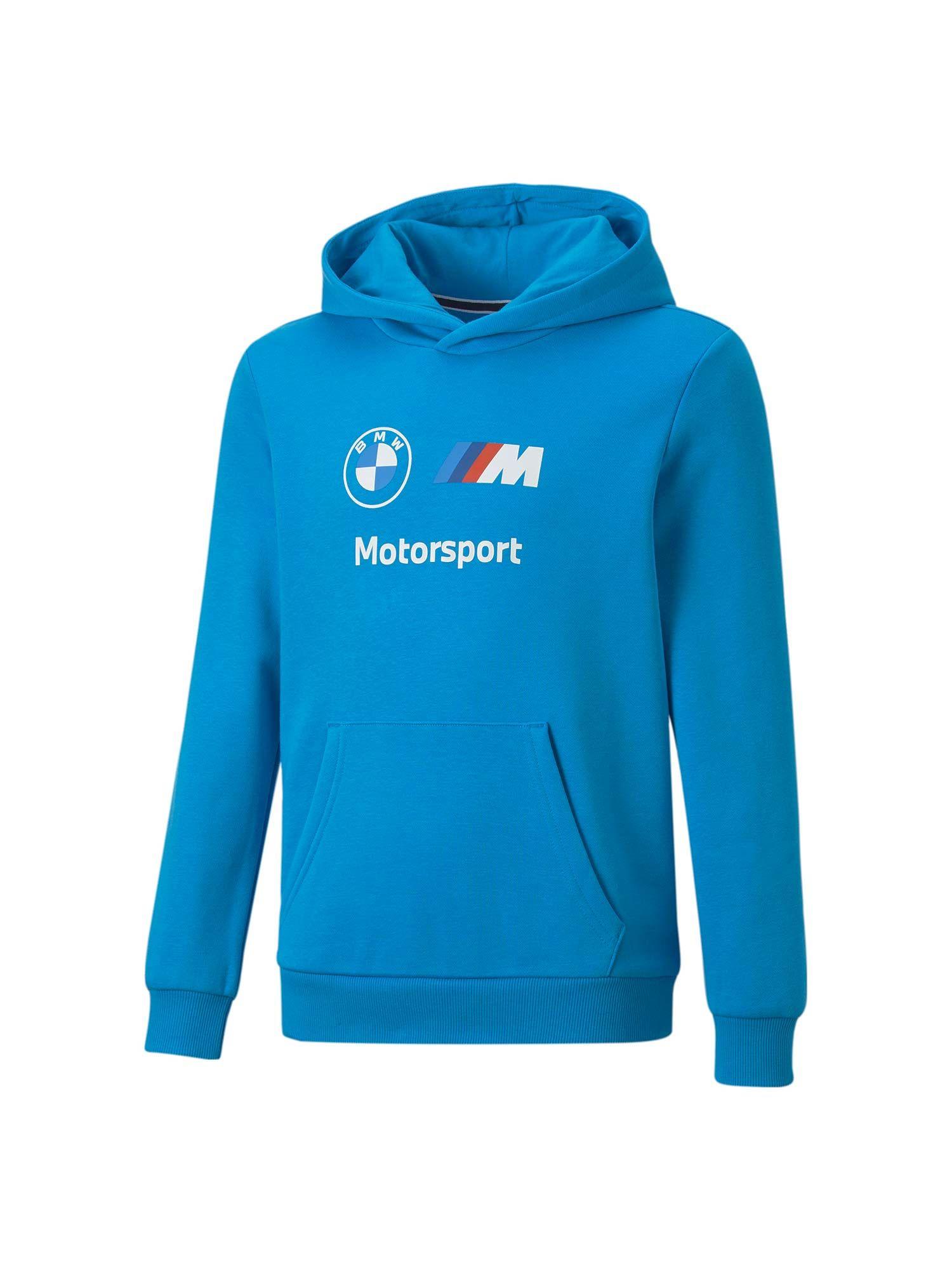 bmw-m-motorsport-ess-unisex-kids-blue-hoodie