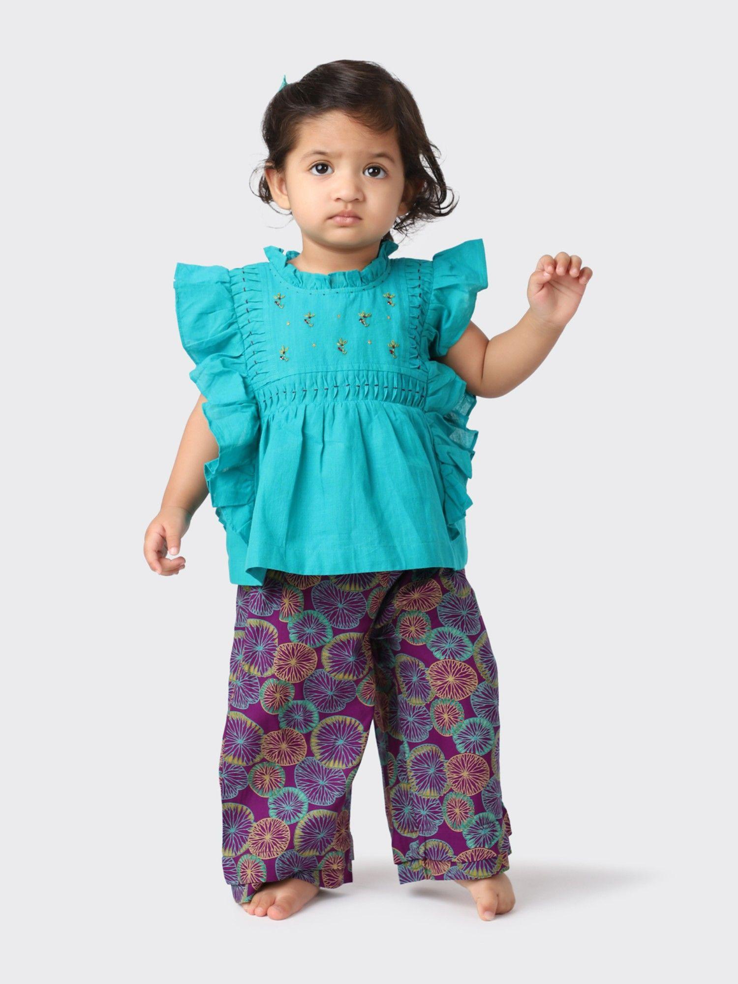 turquoise-modal-printed-pant-(set-of-2)
