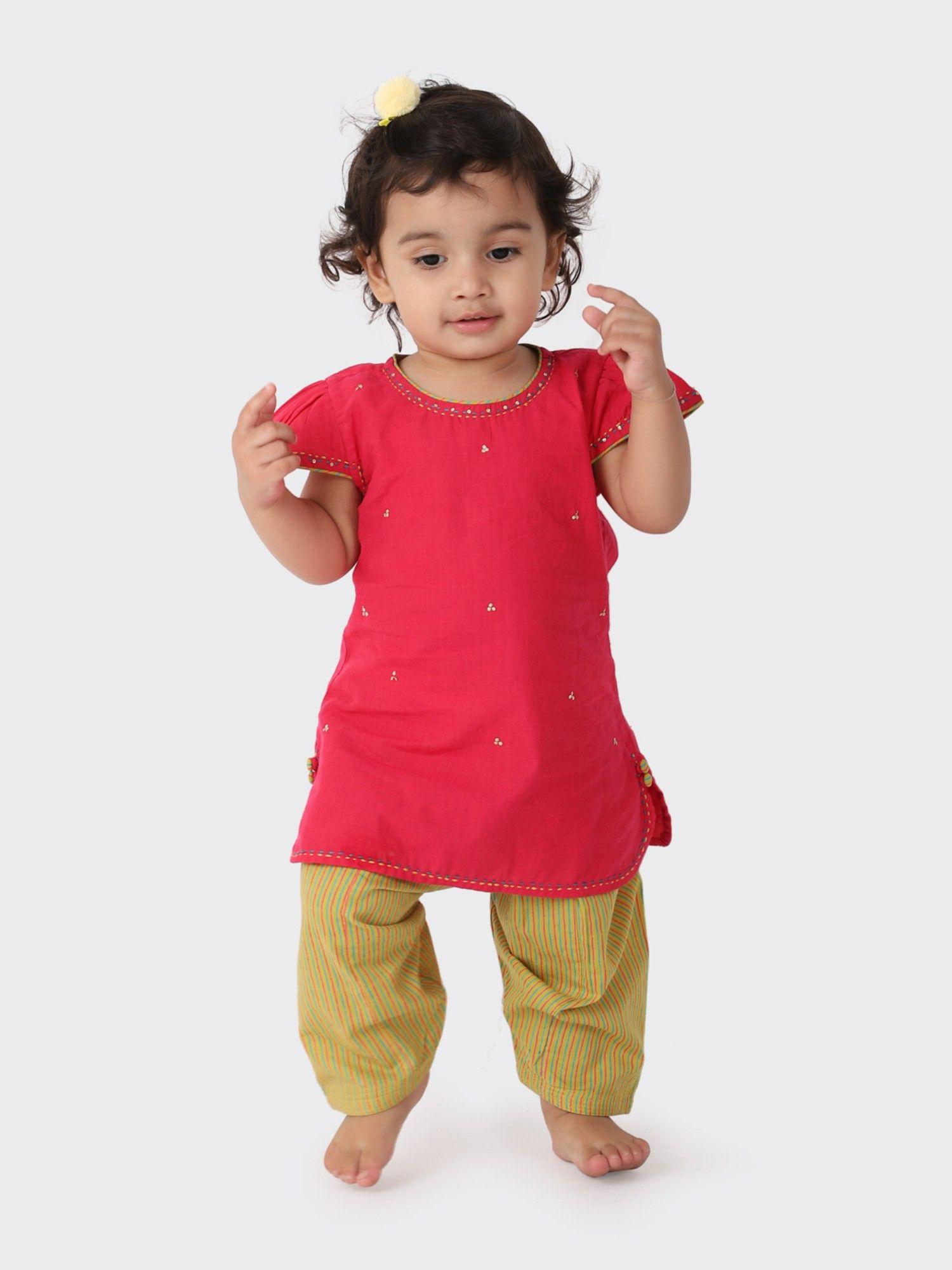 pink-cotton-printed-salwar-(set-of-2)
