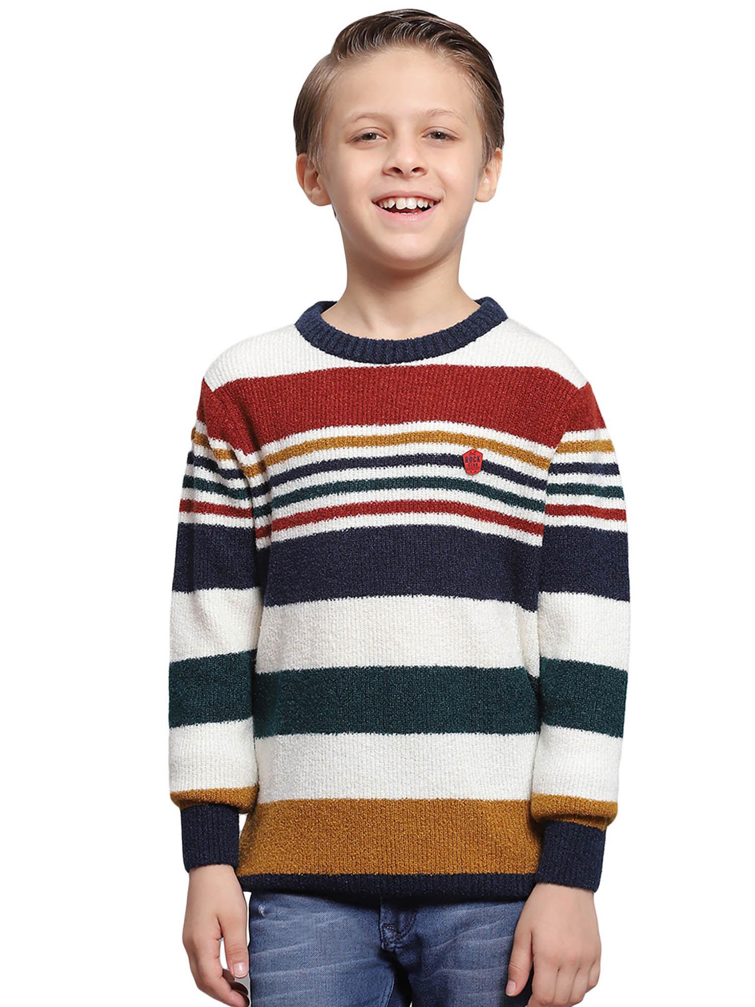 white-striped-round-neck-sweater