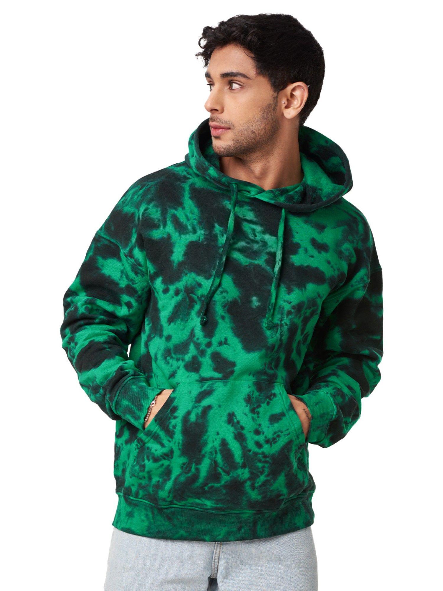 tie-dye-slime-green-color-dyed-men-oversized-hoodies