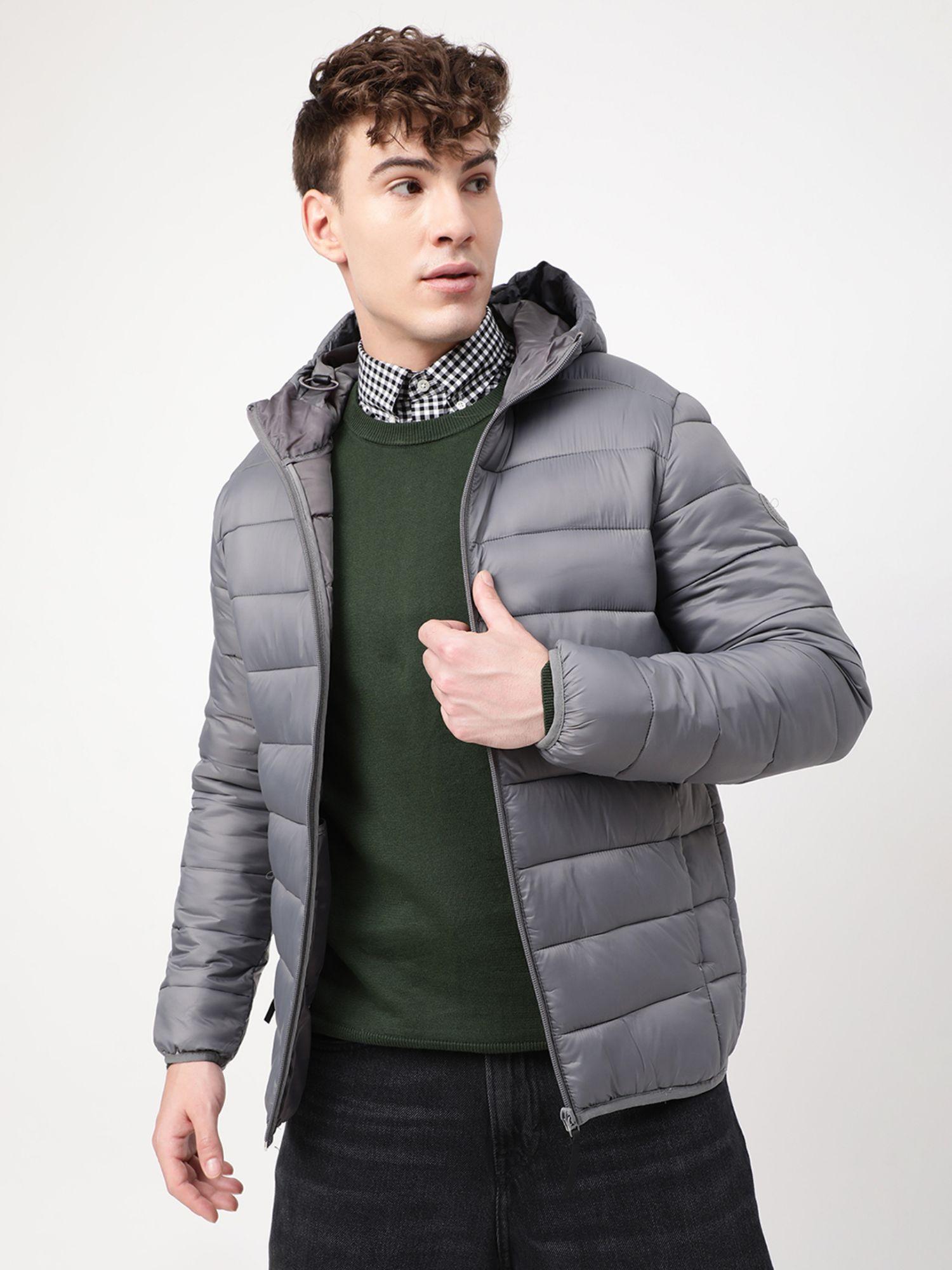 lindbergh-men-grey-solid-jacket