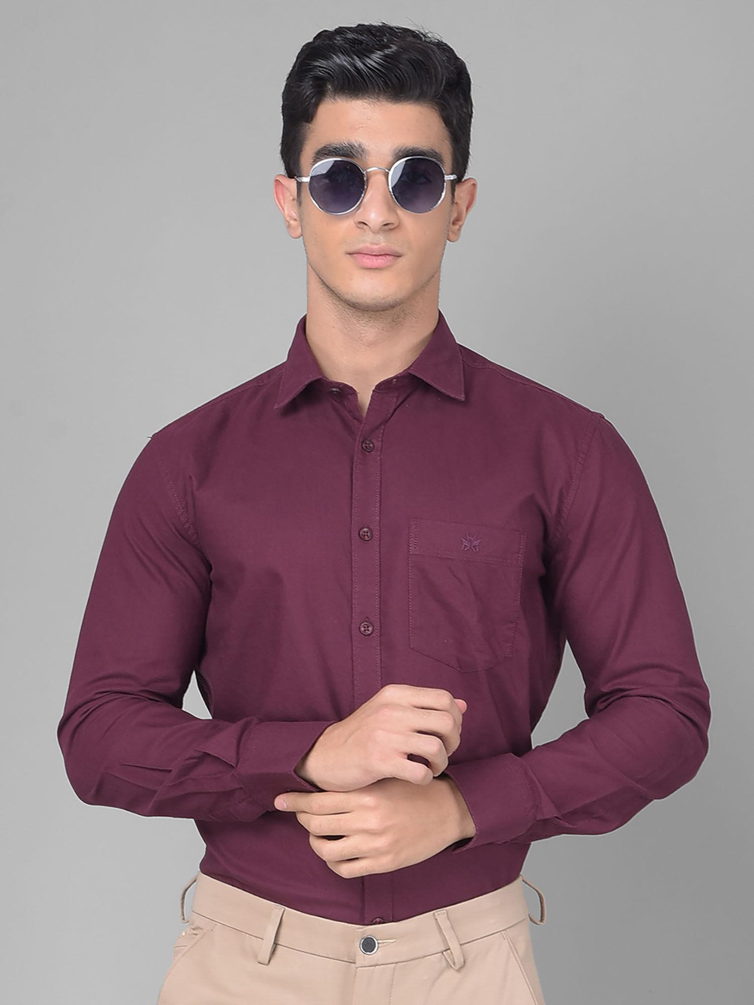 men's-maroon-shirt